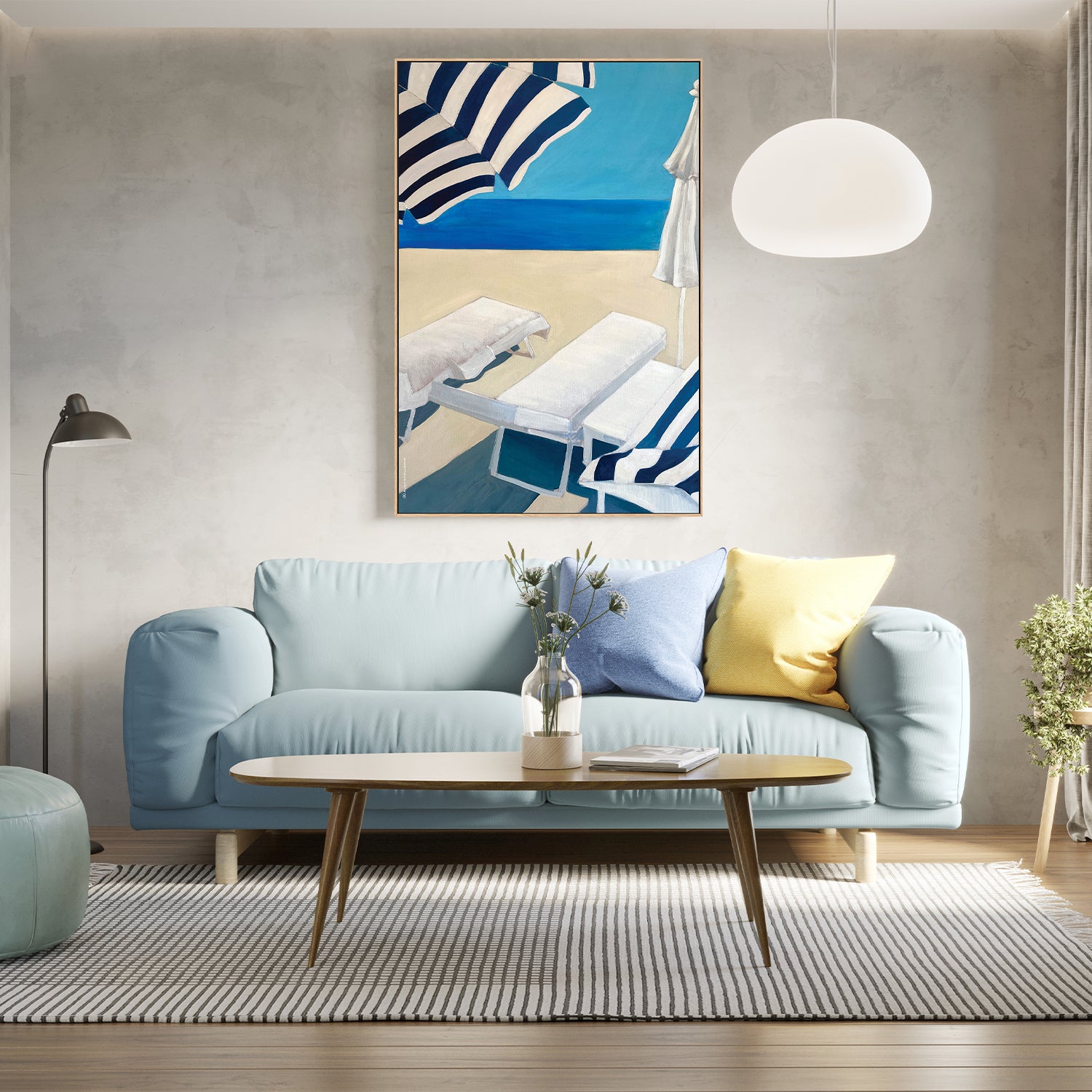 wall-art-print-canvas-poster-framed-Beachside Serenity-7