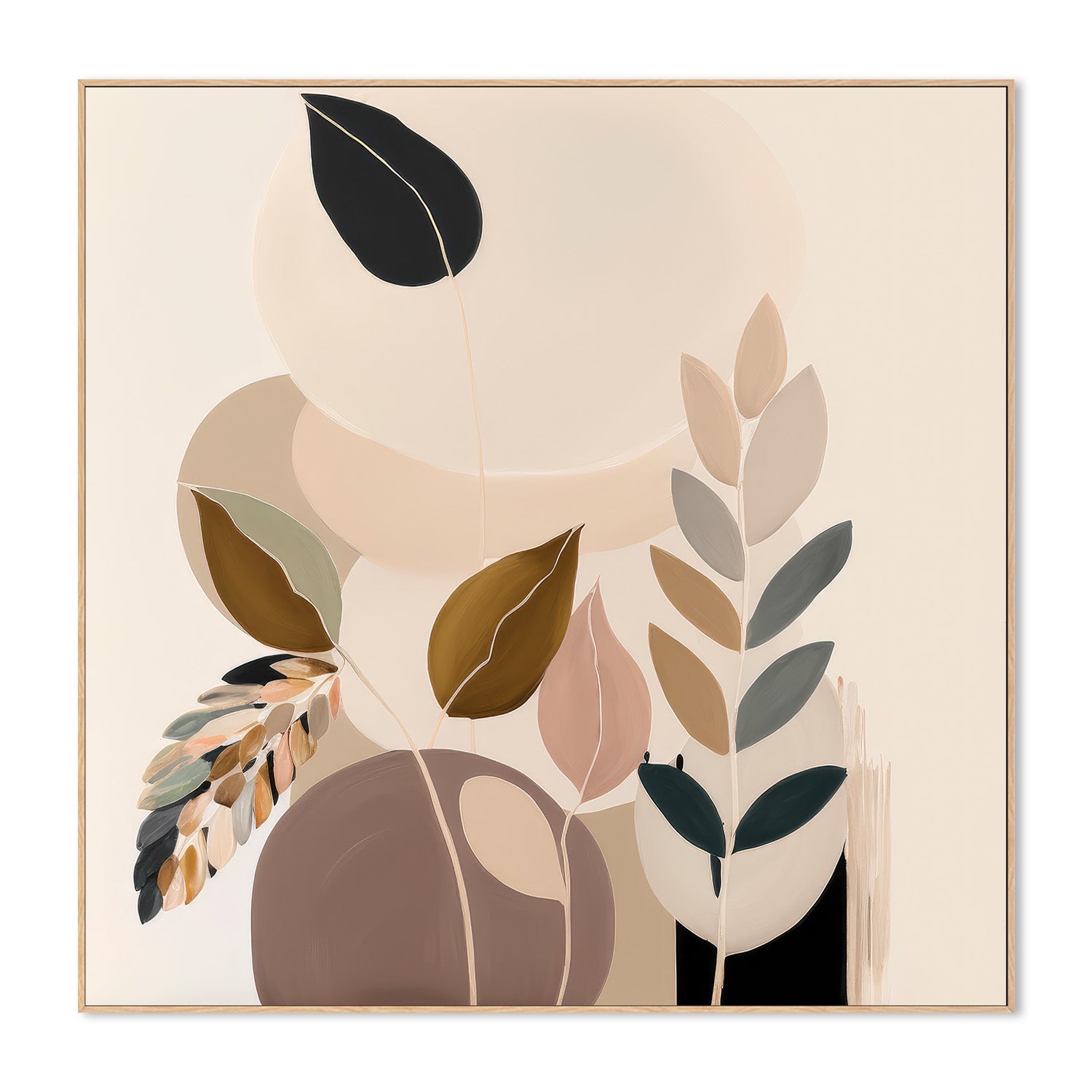 wall-art-print-canvas-poster-framed-Beauty in Beige Fauna , By Bella Eve-4