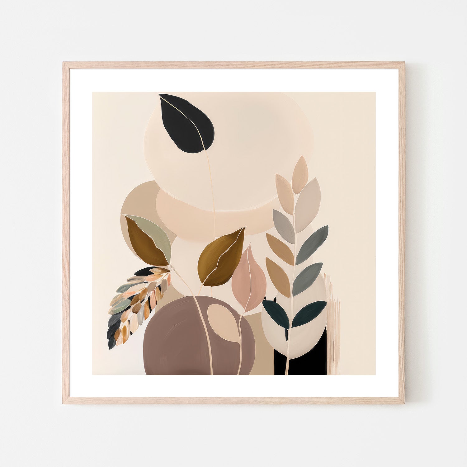 wall-art-print-canvas-poster-framed-Beauty in Beige Fauna , By Bella Eve-6