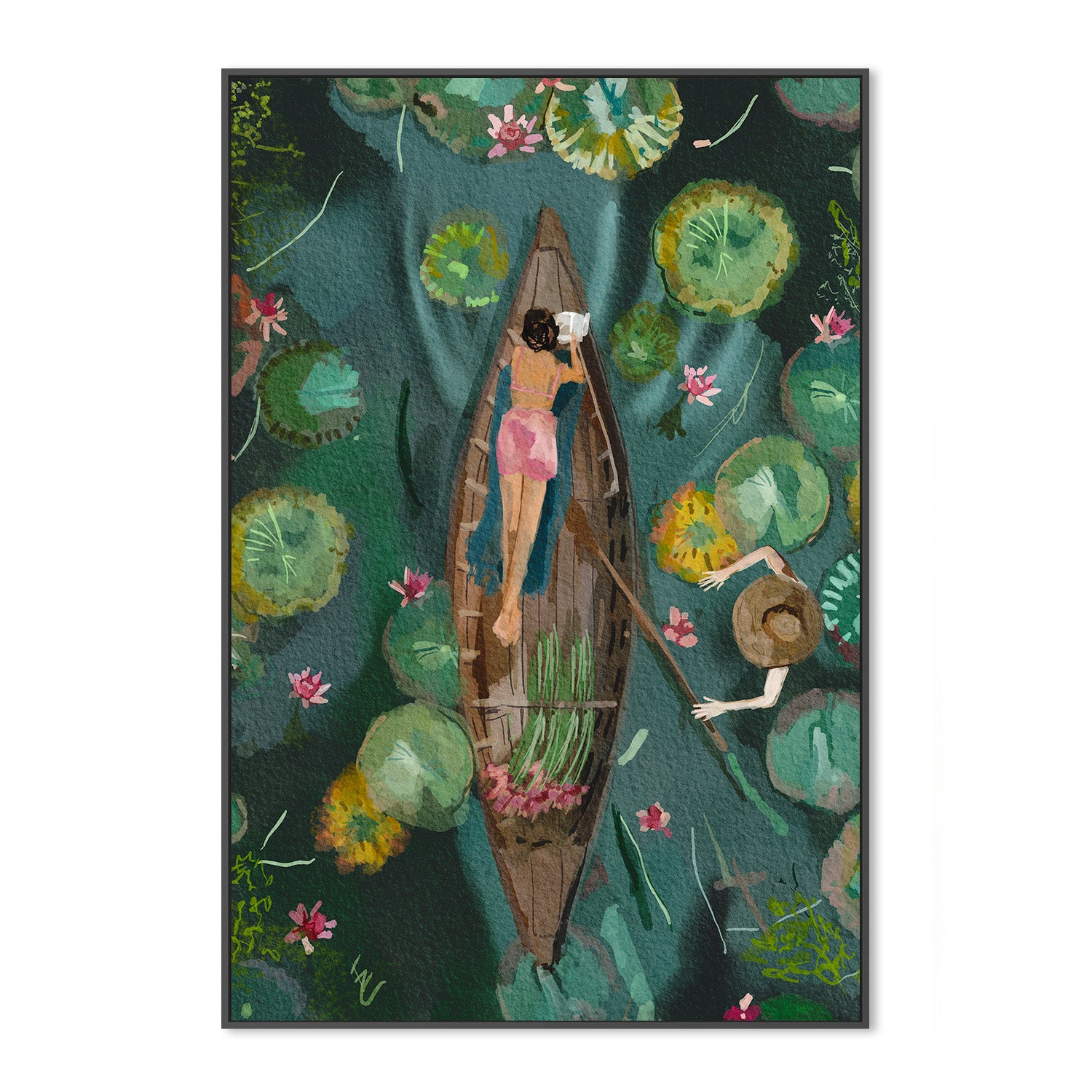 wall-art-print-canvas-poster-framed-Between the lilies-3