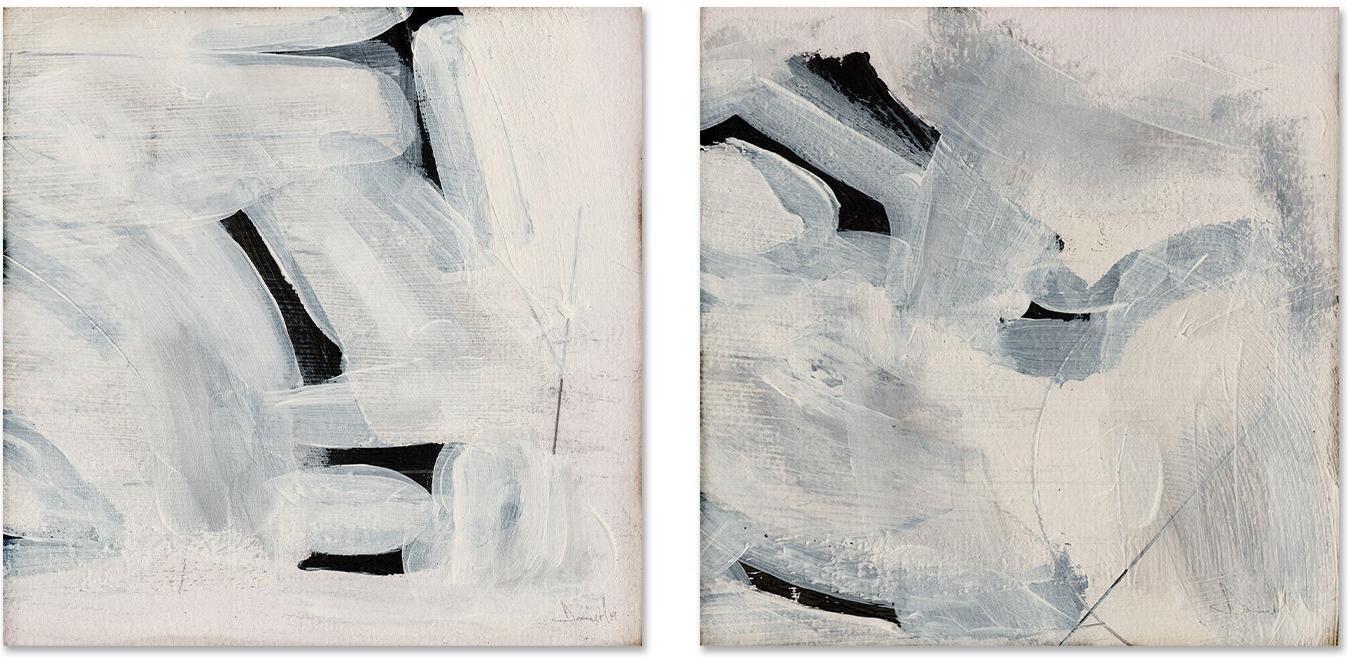 wall-art-print-canvas-poster-framed-Beyond, Style A & B, Set Of 2 , By Dan Hobday-GIOIA-WALL-ART