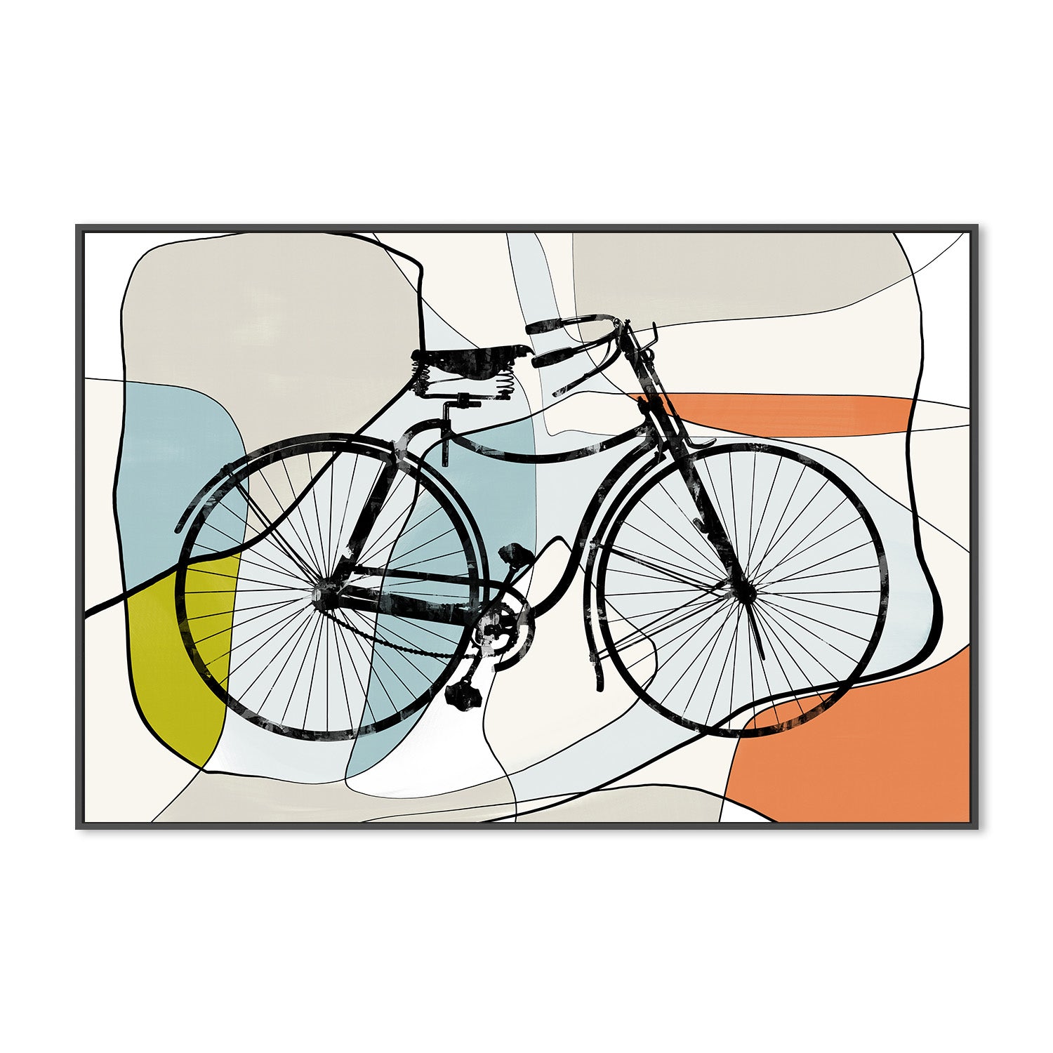 wall-art-print-canvas-poster-framed-Bicycle Art-3