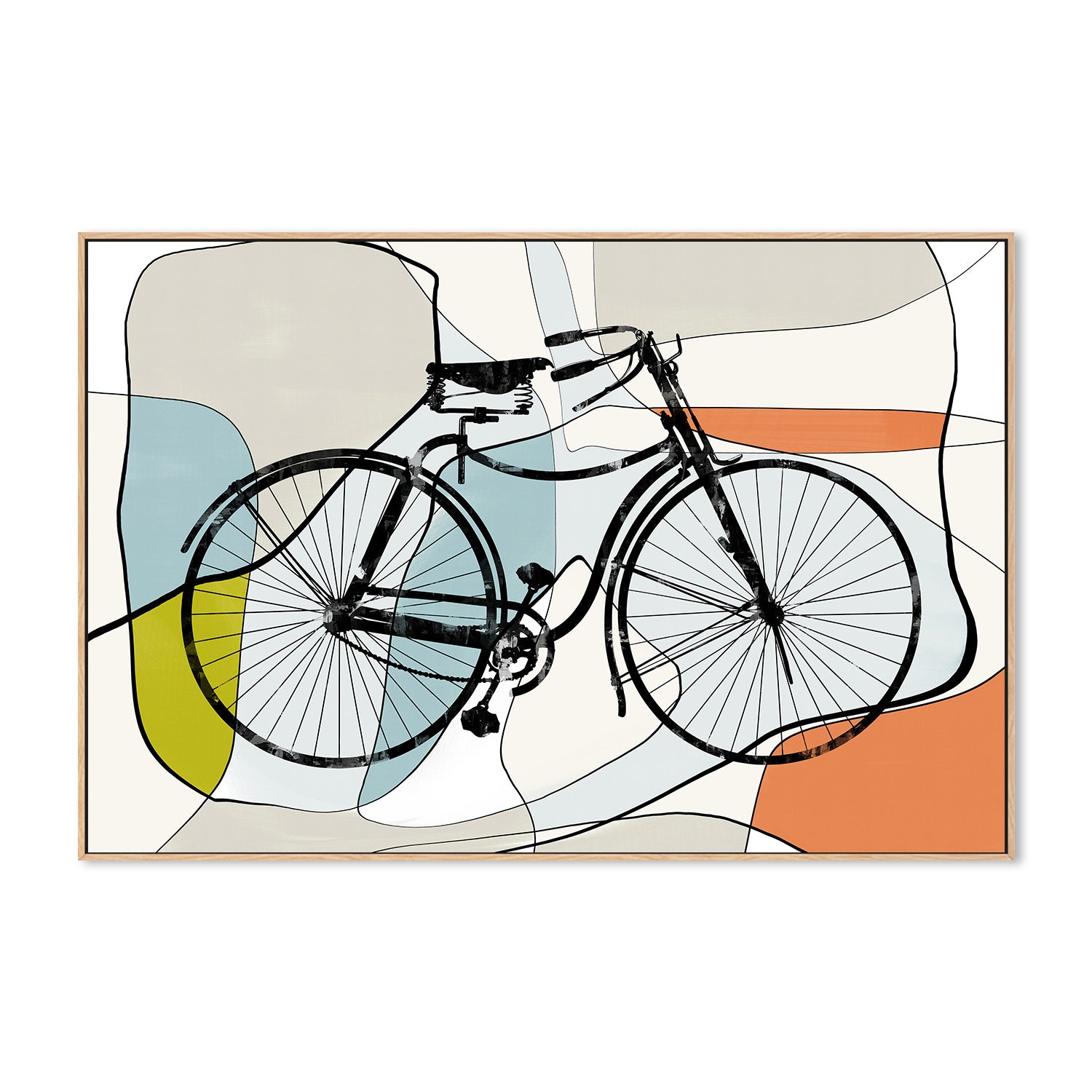 wall-art-print-canvas-poster-framed-Bicycle Art-4