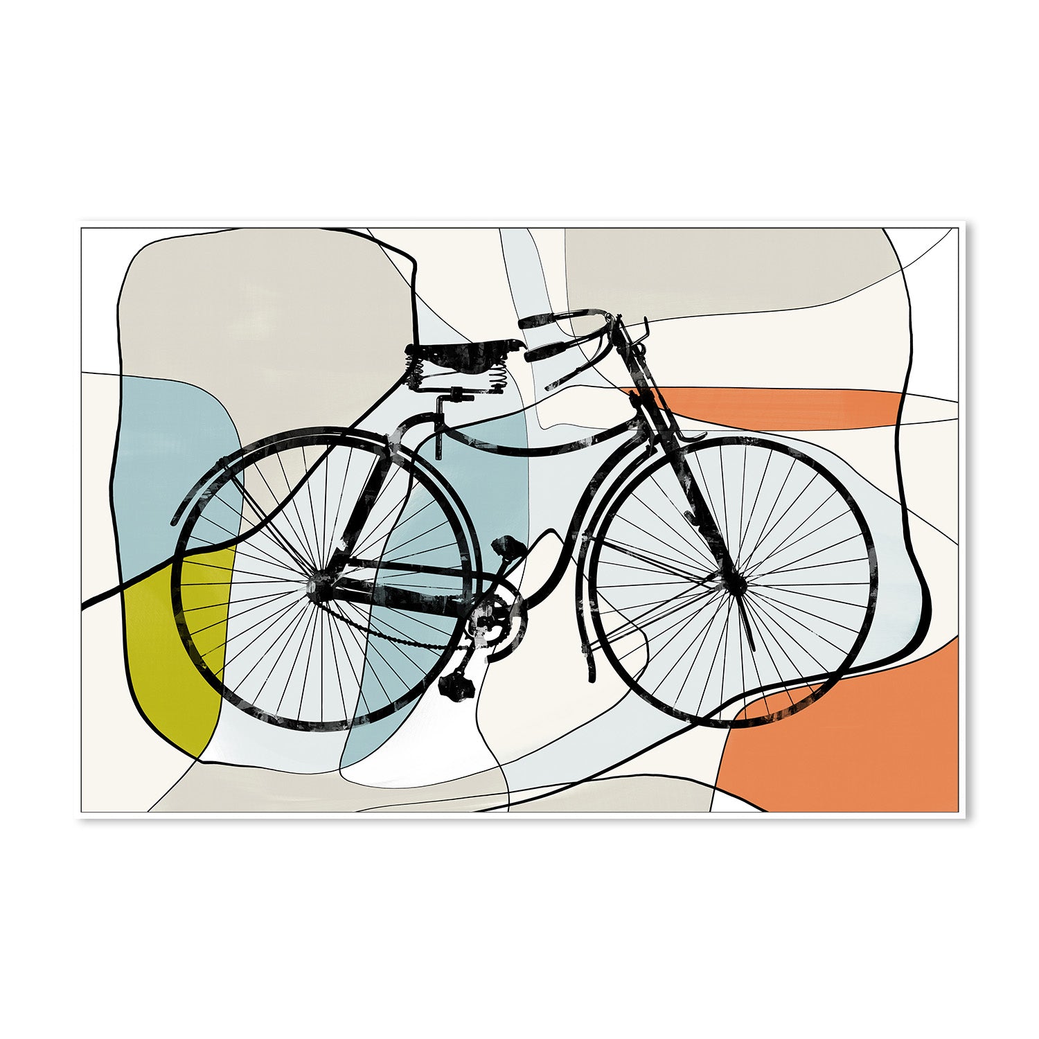 wall-art-print-canvas-poster-framed-Bicycle Art-5