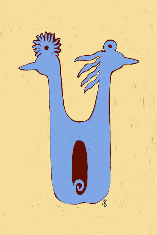 wall-art-print-canvas-poster-framed-Birds Couple-1