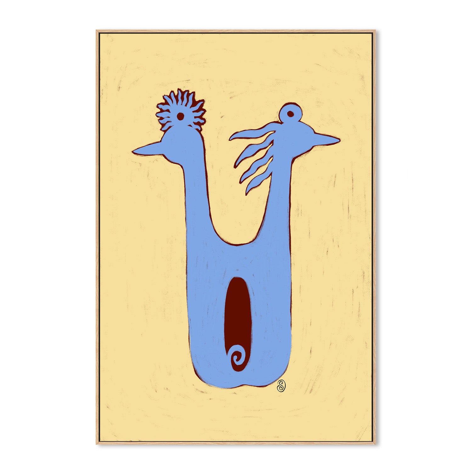 wall-art-print-canvas-poster-framed-Birds Couple-4