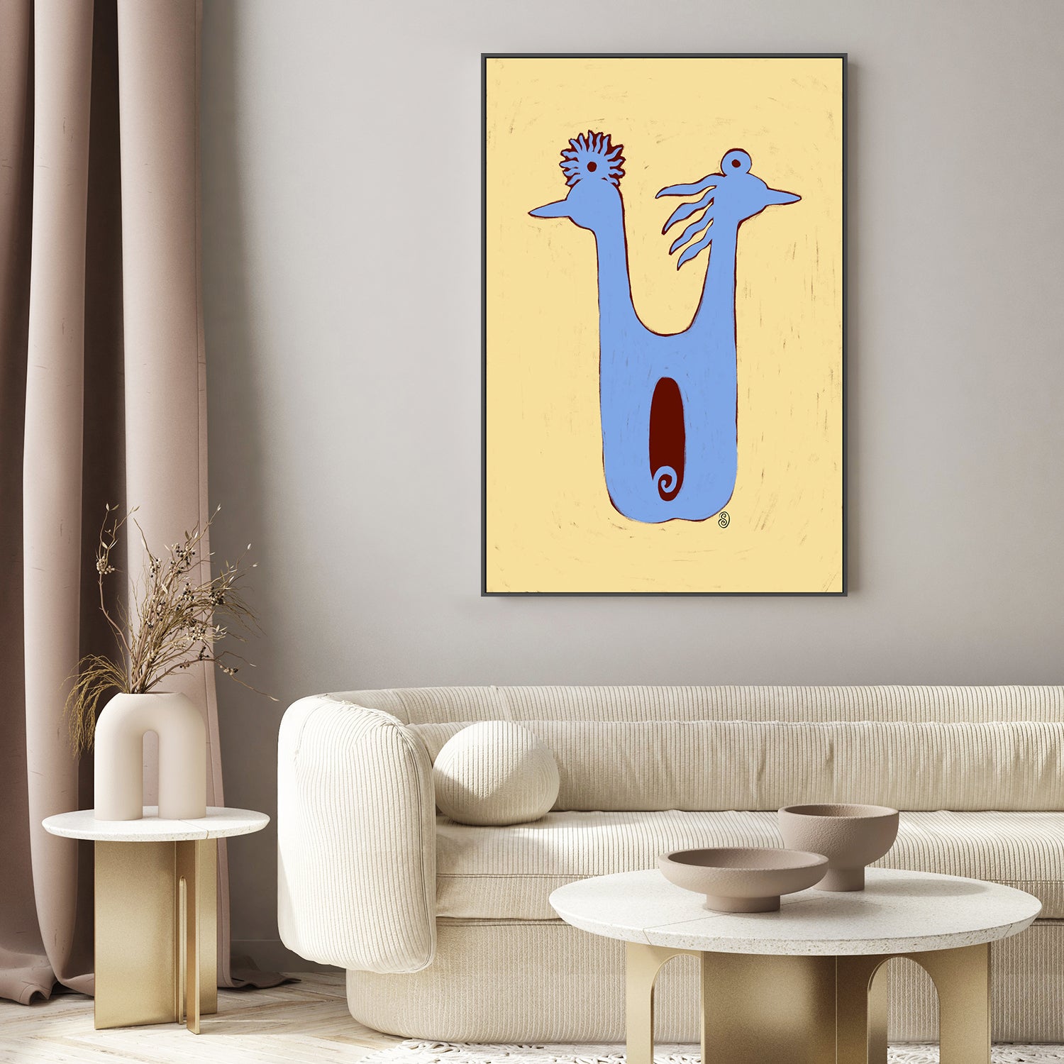 wall-art-print-canvas-poster-framed-Birds Couple-7