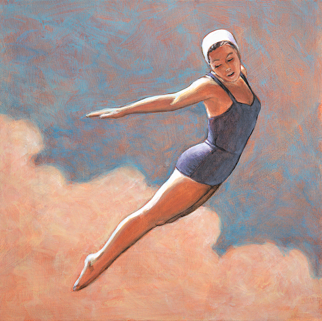 wall-art-print-canvas-poster-framed-Black Swimsuit , By Sarah Morrissette-1