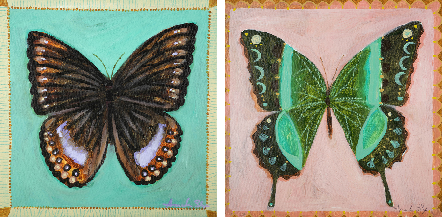 wall-art-print-canvas-poster-framed-Blessings, Style A & B, Set Of 2 , By Amanda Skye-1