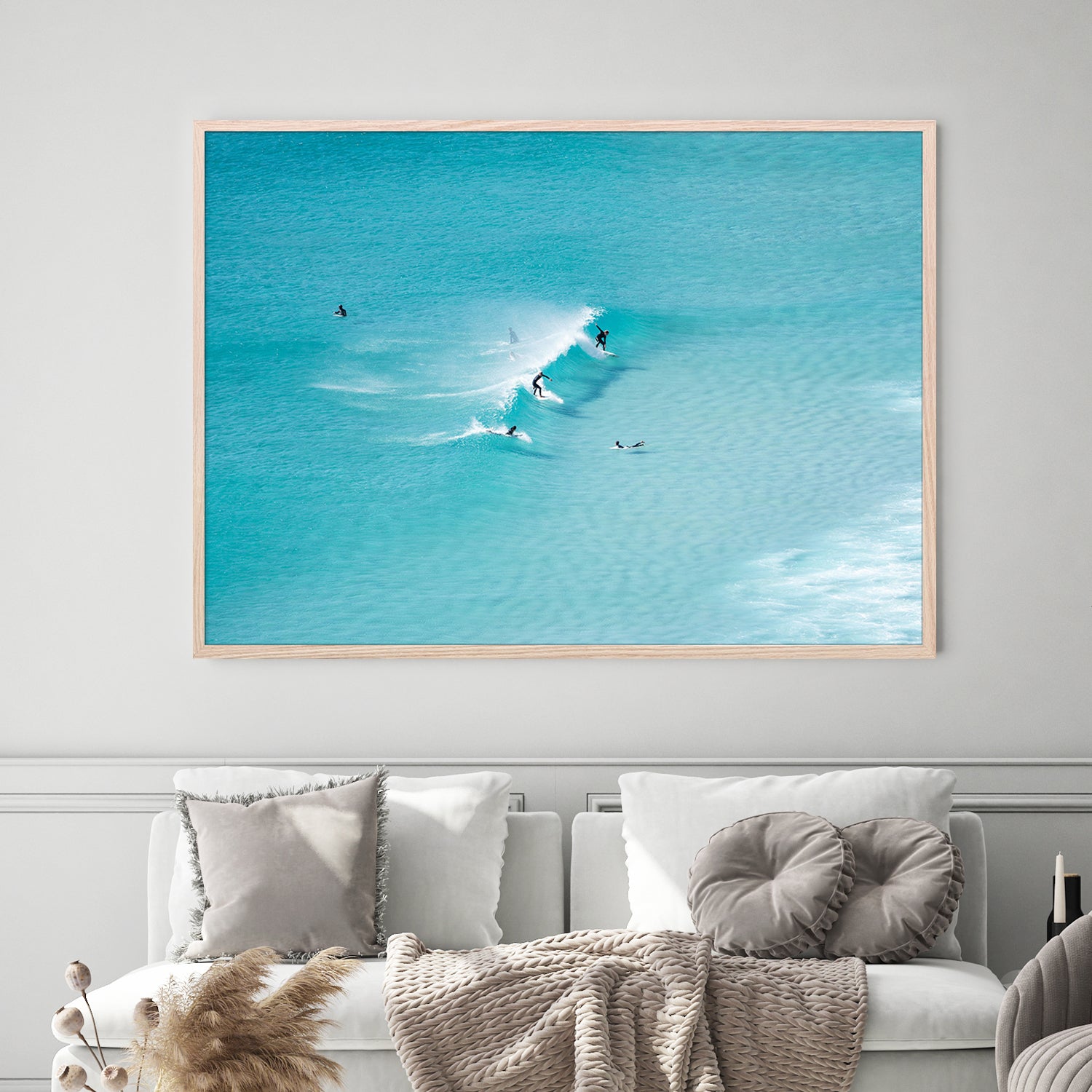 wall-art-print-canvas-poster-framed-Blissful Blues-2