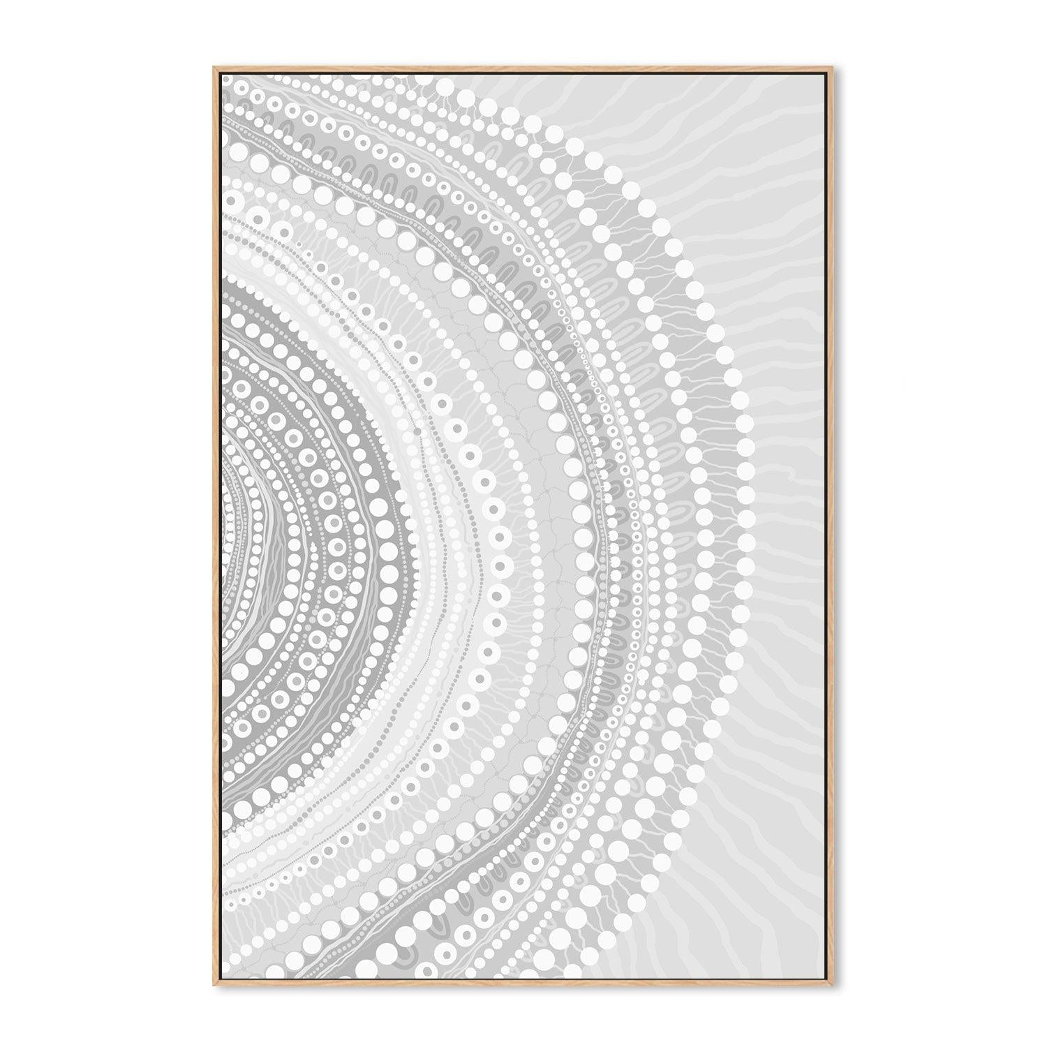 wall-art-print-canvas-poster-framed-Blooming Female, Monotone-by-Leah Cummins-Gioia Wall Art