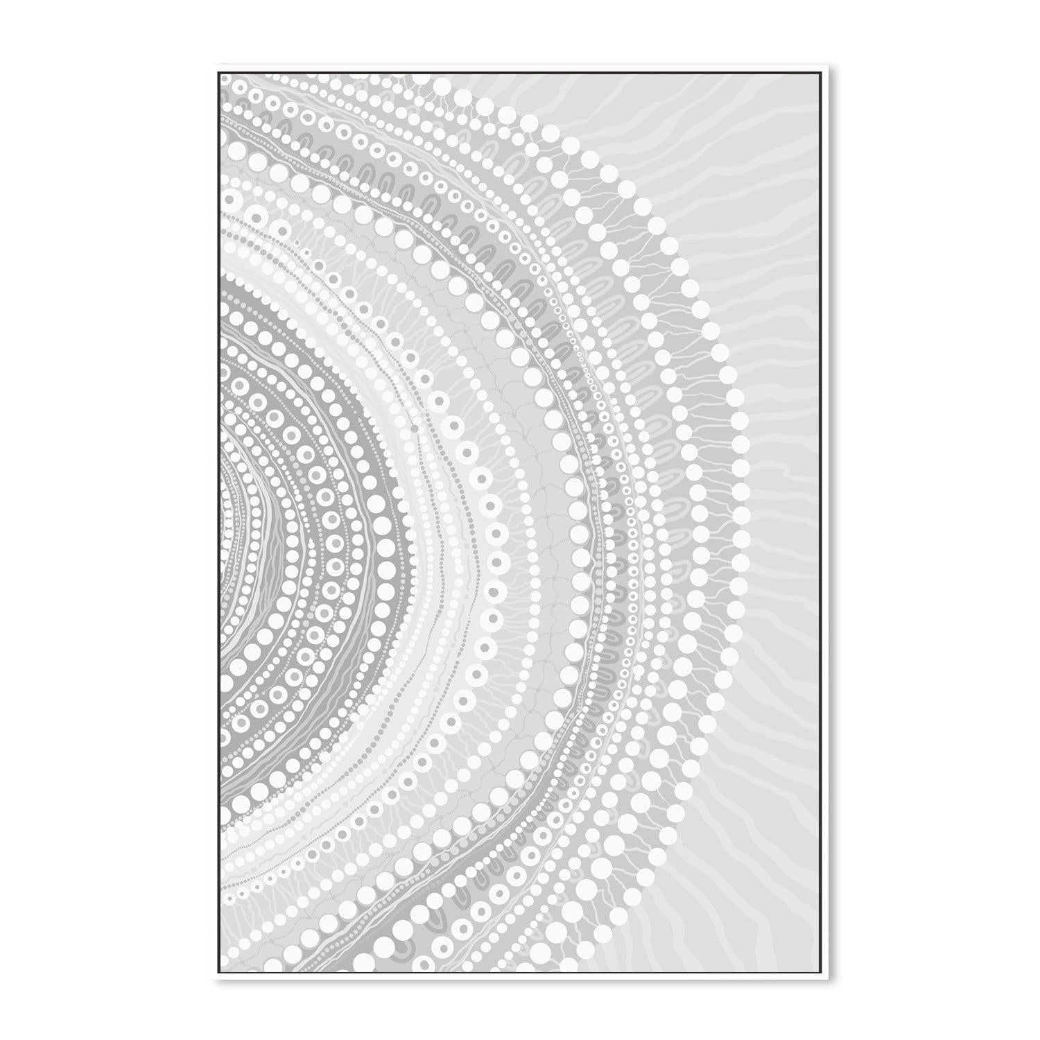 wall-art-print-canvas-poster-framed-Blooming Female, Monotone-by-Leah Cummins-Gioia Wall Art