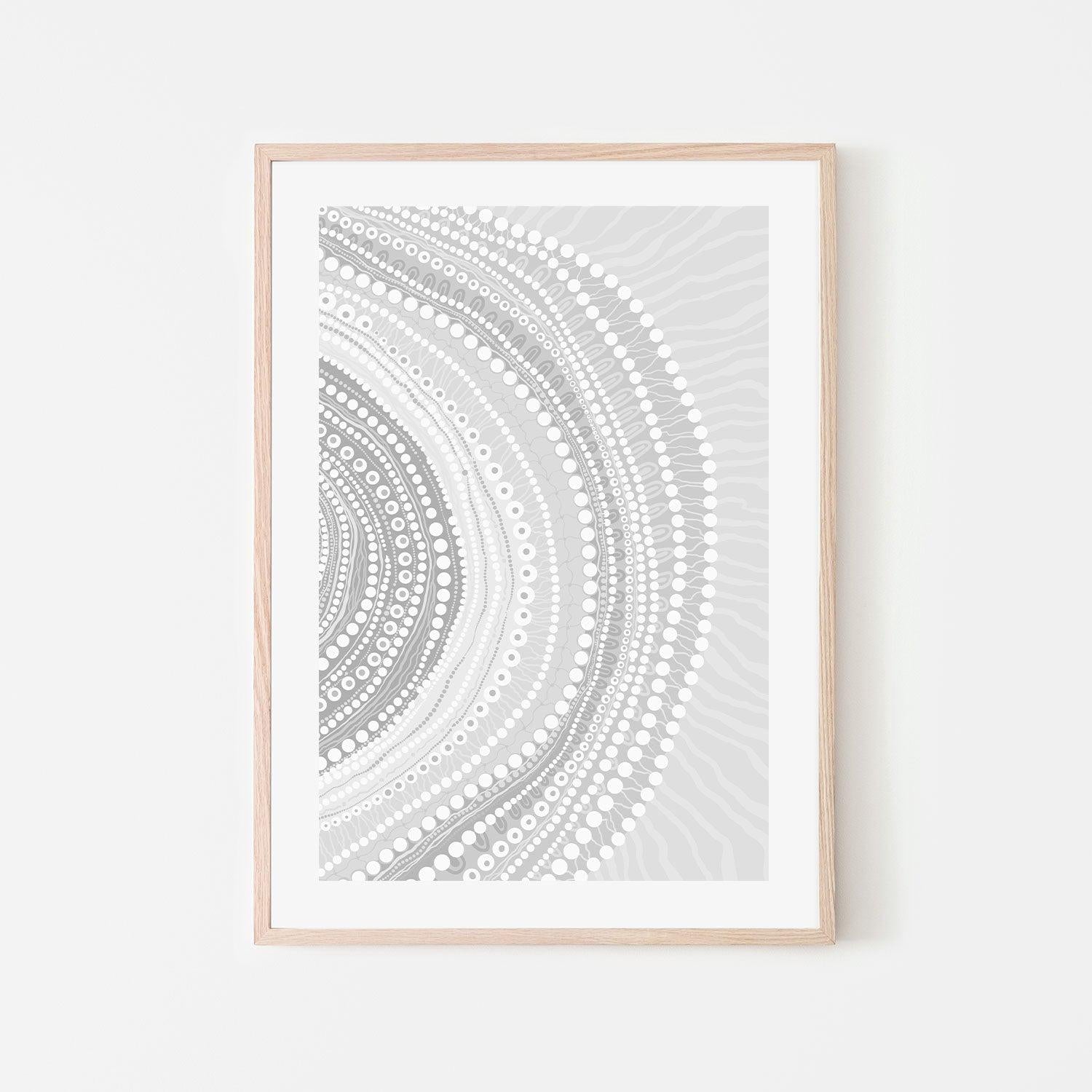 wall-art-print-canvas-poster-framed-Blooming Female, Monotone-by-Leah Cummins-Gioia Wall Art