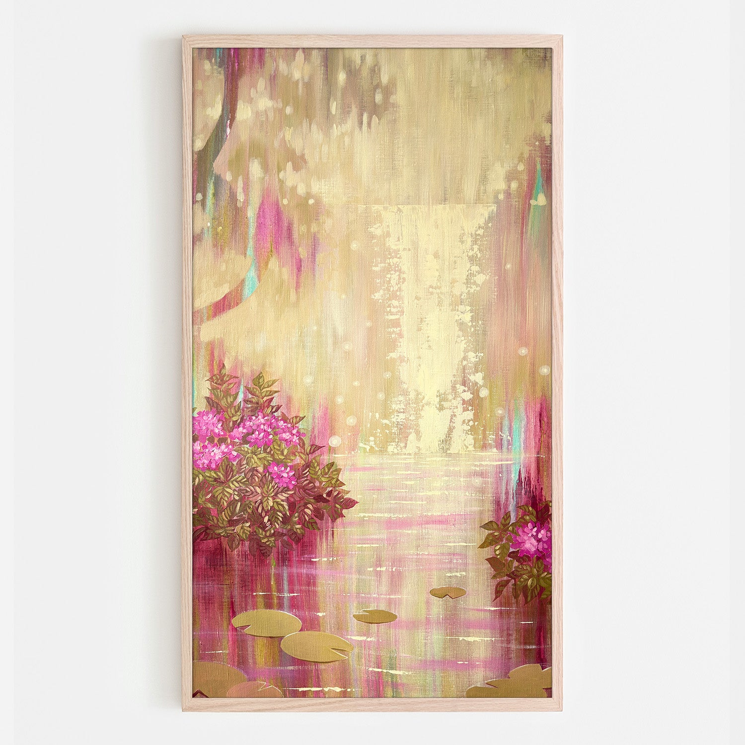wall-art-print-canvas-poster-framed-Blooming Waterfall-6