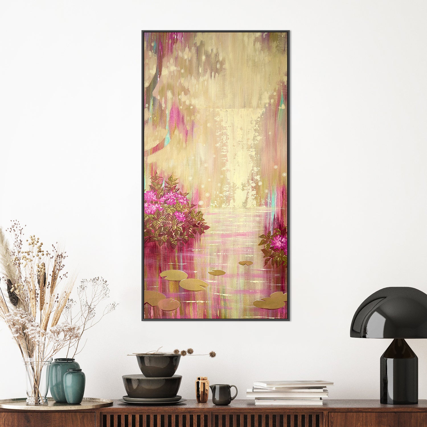 wall-art-print-canvas-poster-framed-Blooming Waterfall-7