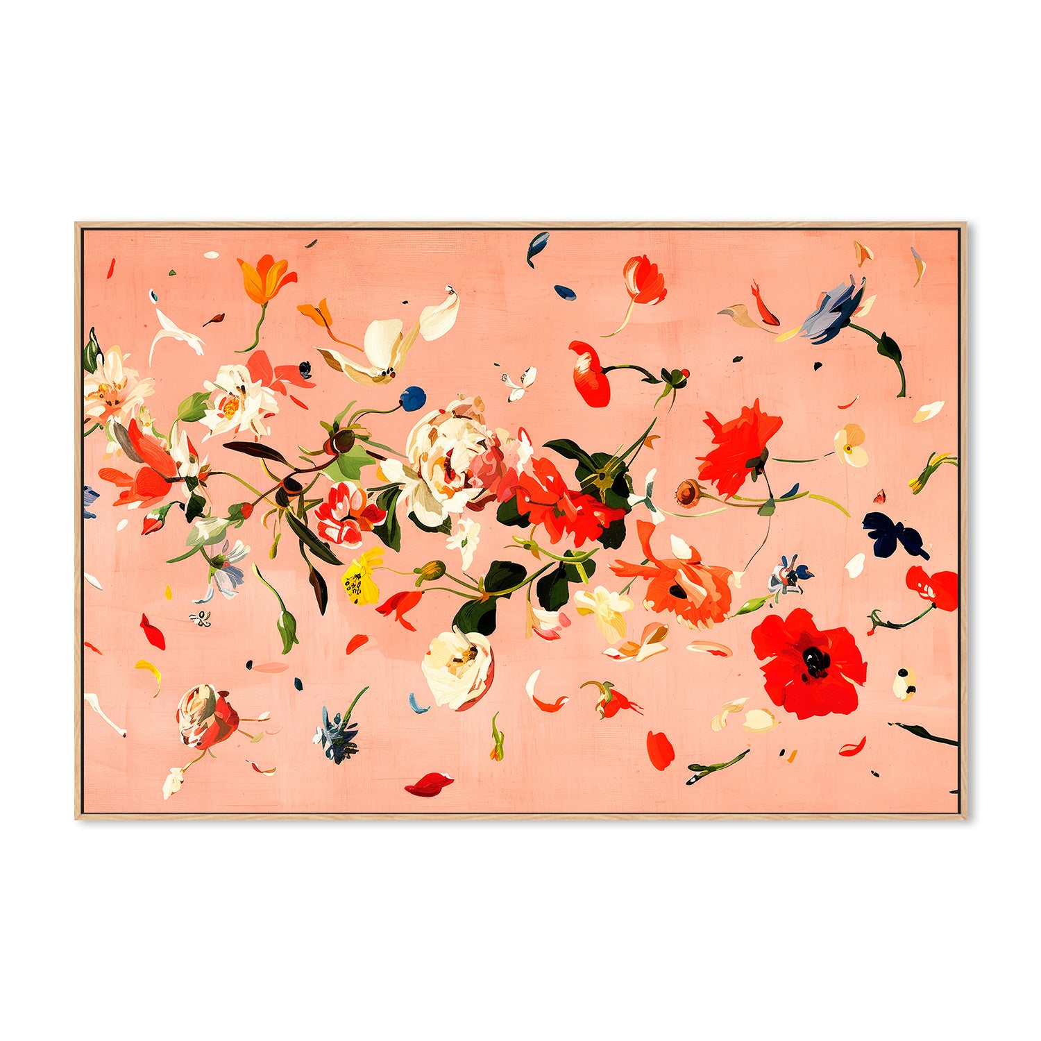 wall-art-print-canvas-poster-framed-Blooming Whispers-4