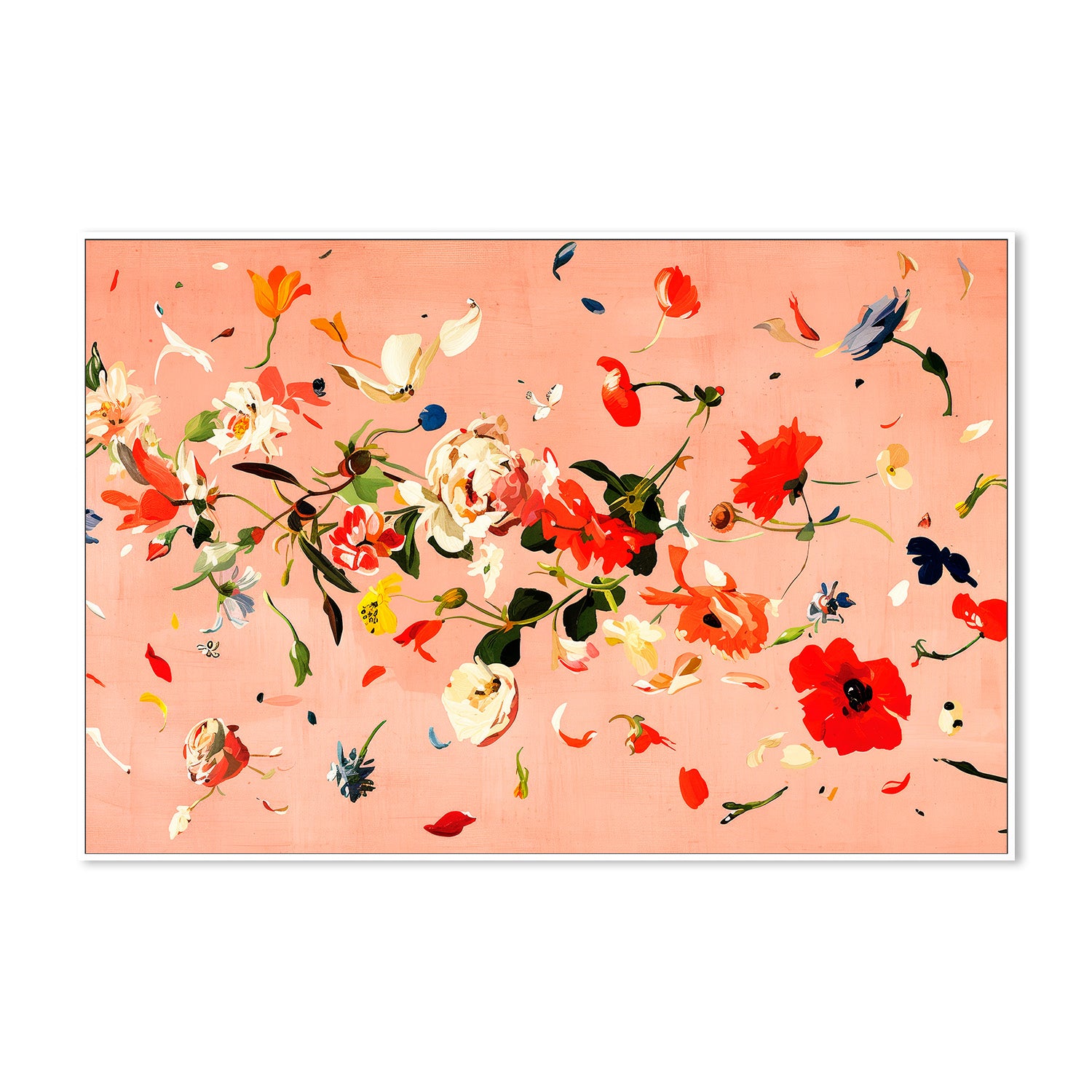 wall-art-print-canvas-poster-framed-Blooming Whispers-5