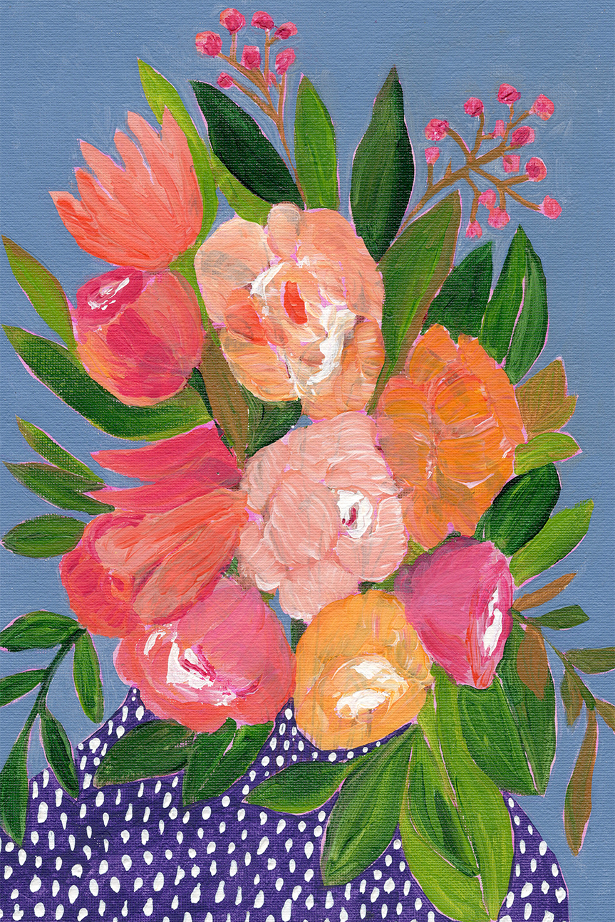 wall-art-print-canvas-poster-framed-Blossom , By Nikita Jariwala-1