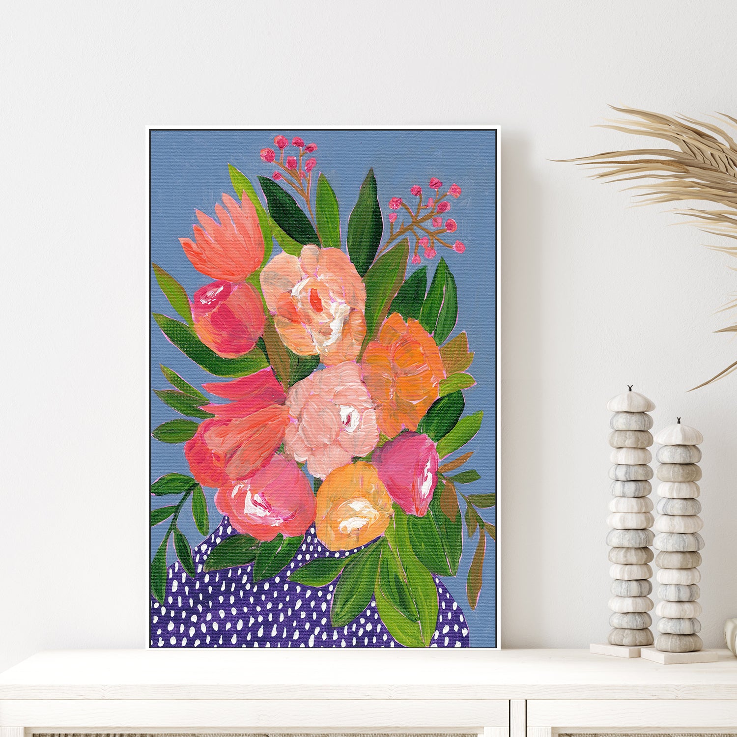 wall-art-print-canvas-poster-framed-Blossom , By Nikita Jariwala-2