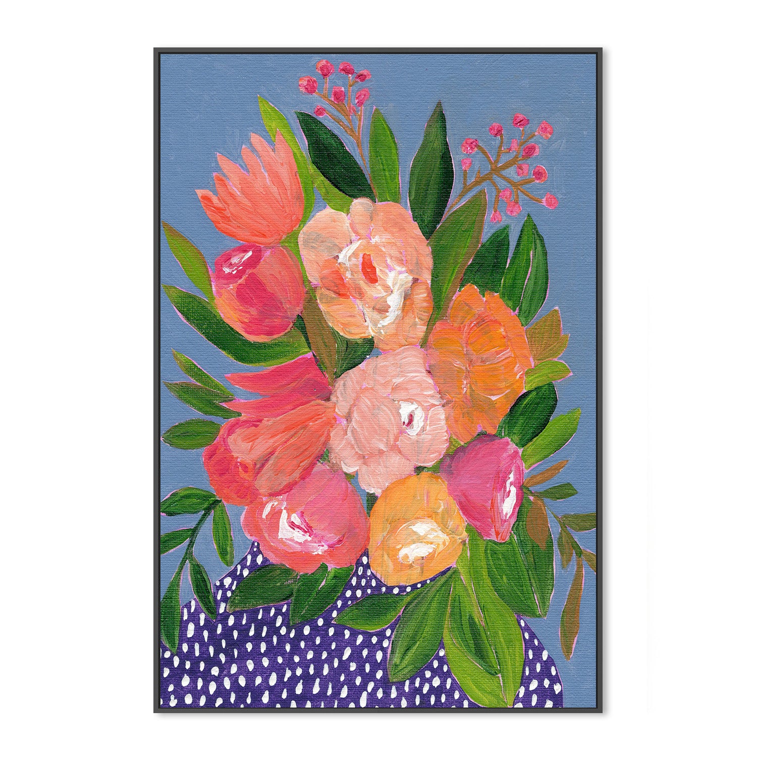 wall-art-print-canvas-poster-framed-Blossom , By Nikita Jariwala-3
