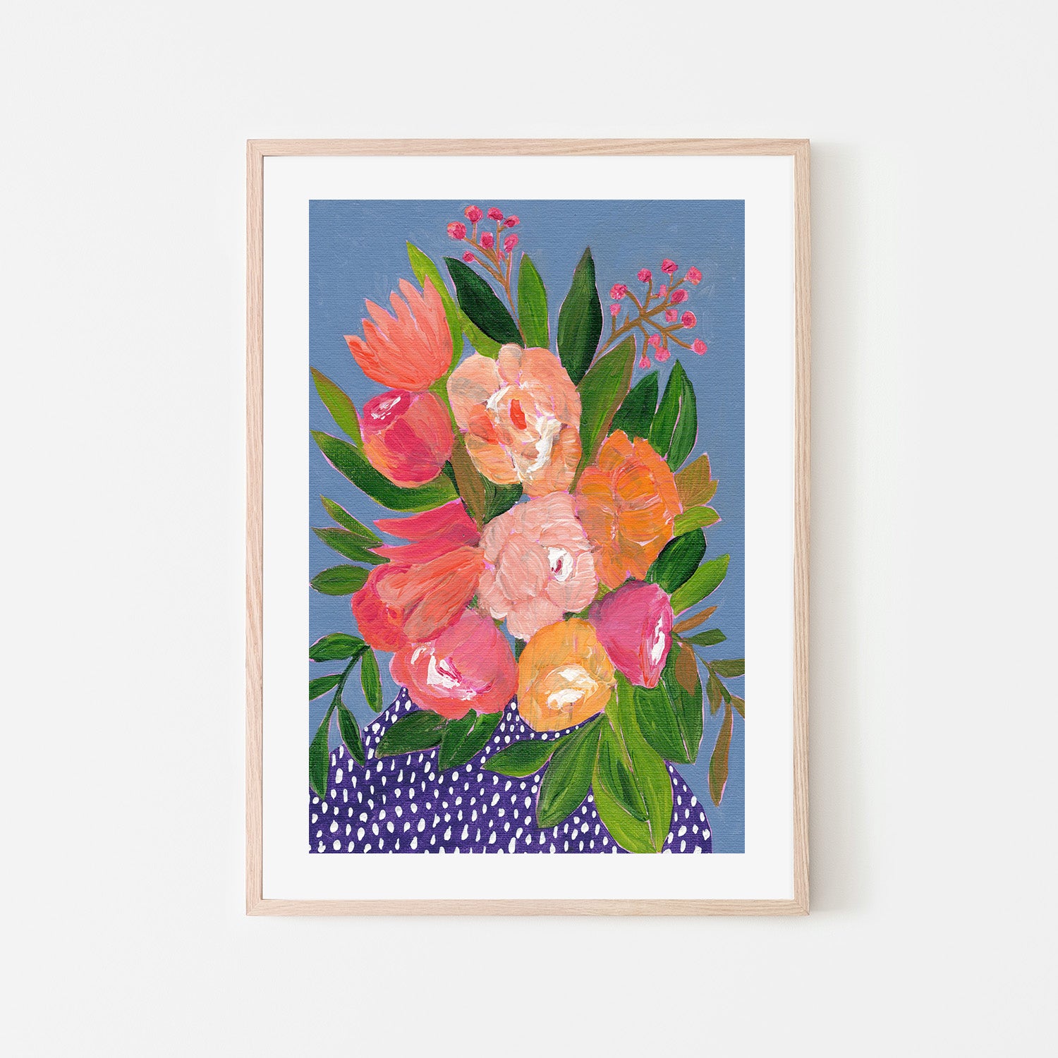 wall-art-print-canvas-poster-framed-Blossom , By Nikita Jariwala-6