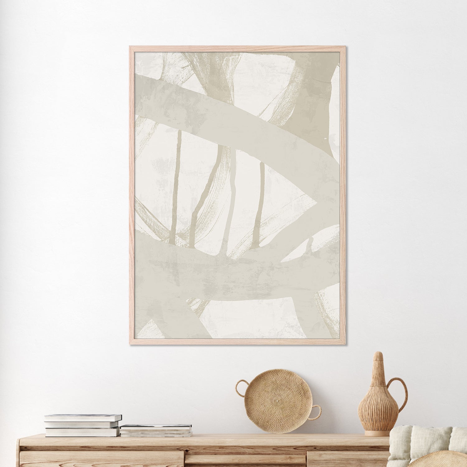 wall-art-print-canvas-poster-framed-Blot & White, Style B-7