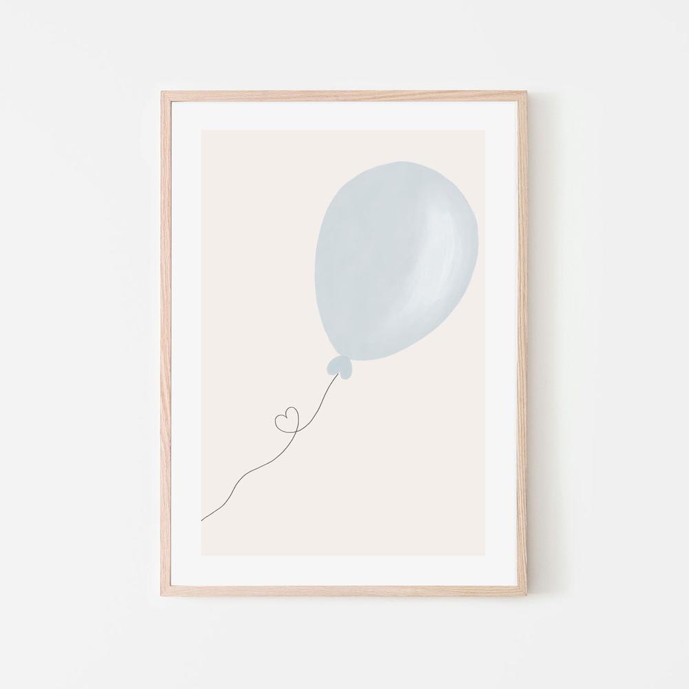 wall-art-print-canvas-poster-framed-Blue Balloon , By Menina Lisboa-6