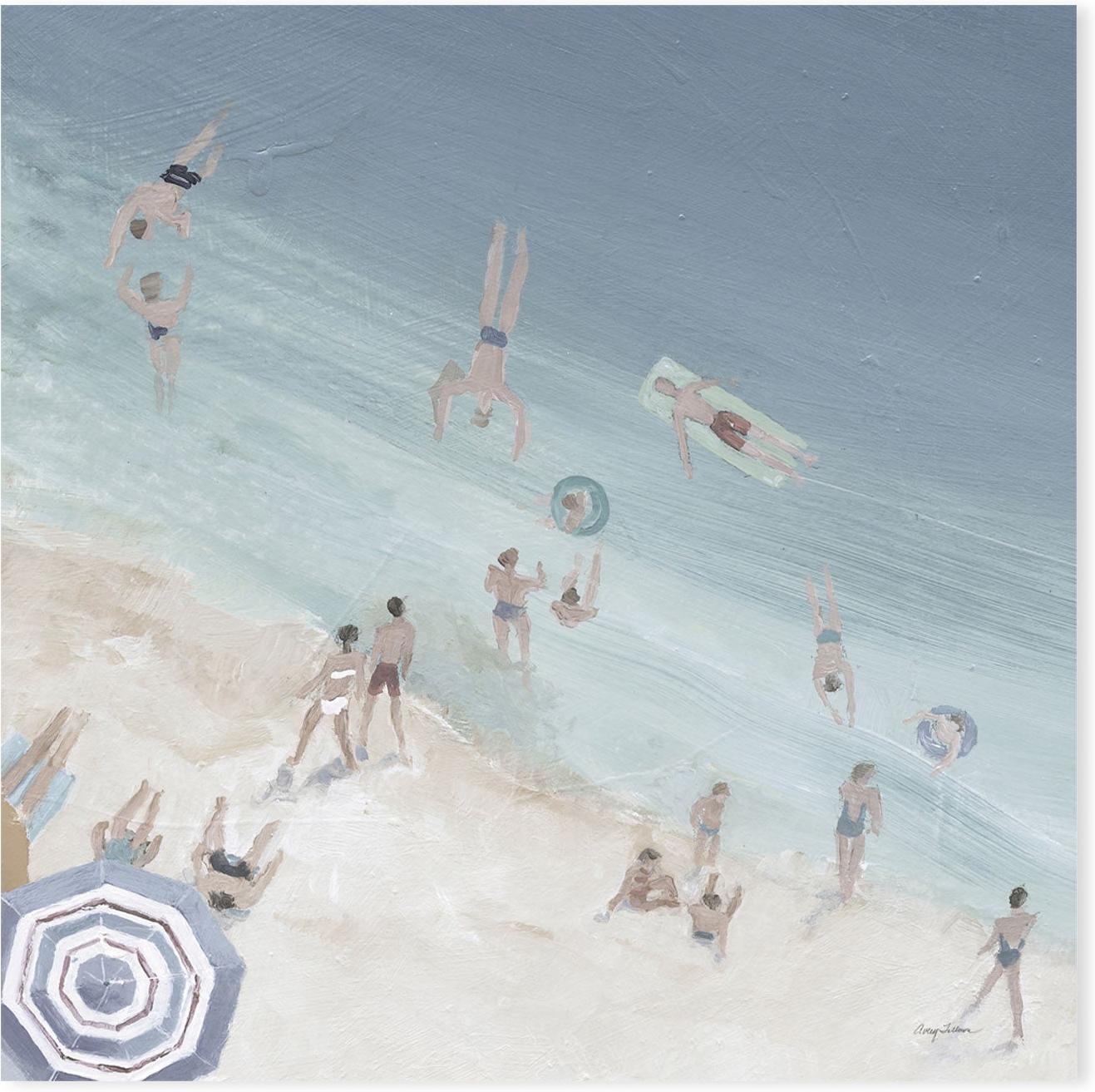 wall-art-print-canvas-poster-framed-Blue Beach , By Avery Tilmon-GIOIA-WALL-ART