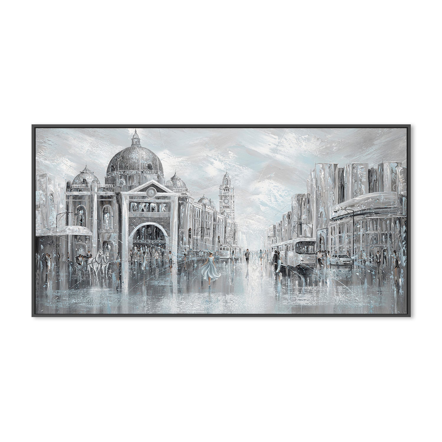 wall-art-print-canvas-poster-framed-Blue Breeze, Flinders Station , By Isabella Karolewicz-3