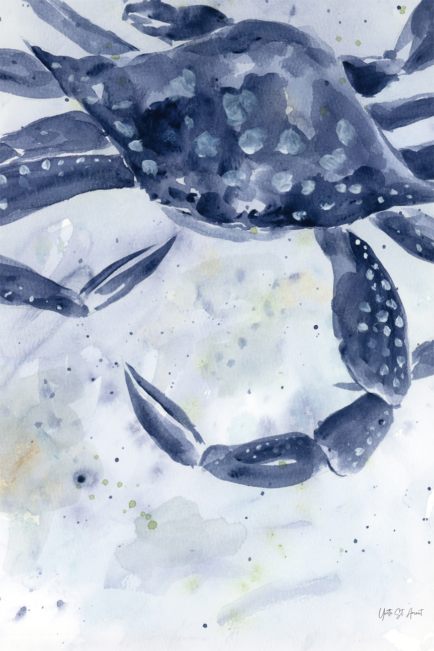 wall-art-print-canvas-poster-framed-Blue Crab , By Yvette St. Amant-1