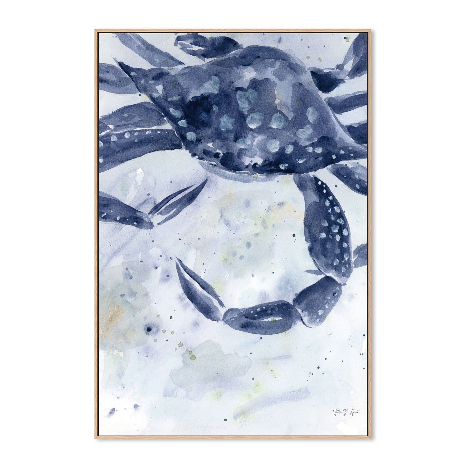 wall-art-print-canvas-poster-framed-Blue Crab , By Yvette St. Amant-4