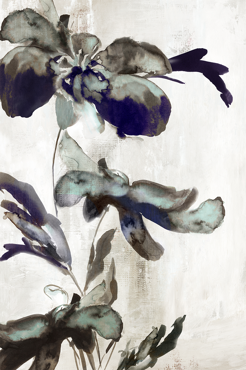 wall-art-print-canvas-poster-framed-Blue Daphne, Style A , By Eva Watts-1