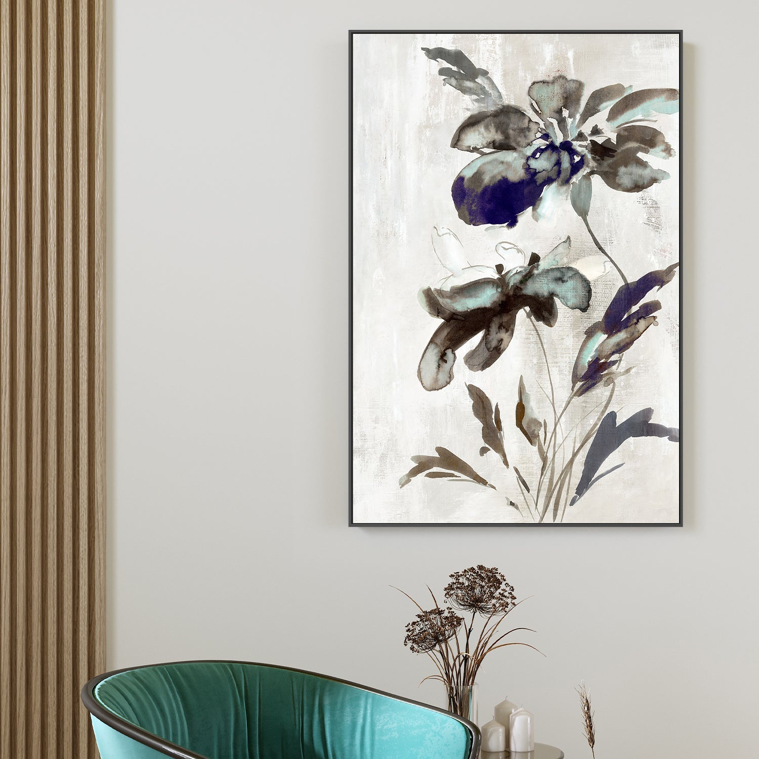 wall-art-print-canvas-poster-framed-Blue Daphne, Style B , By Eva Watts-2