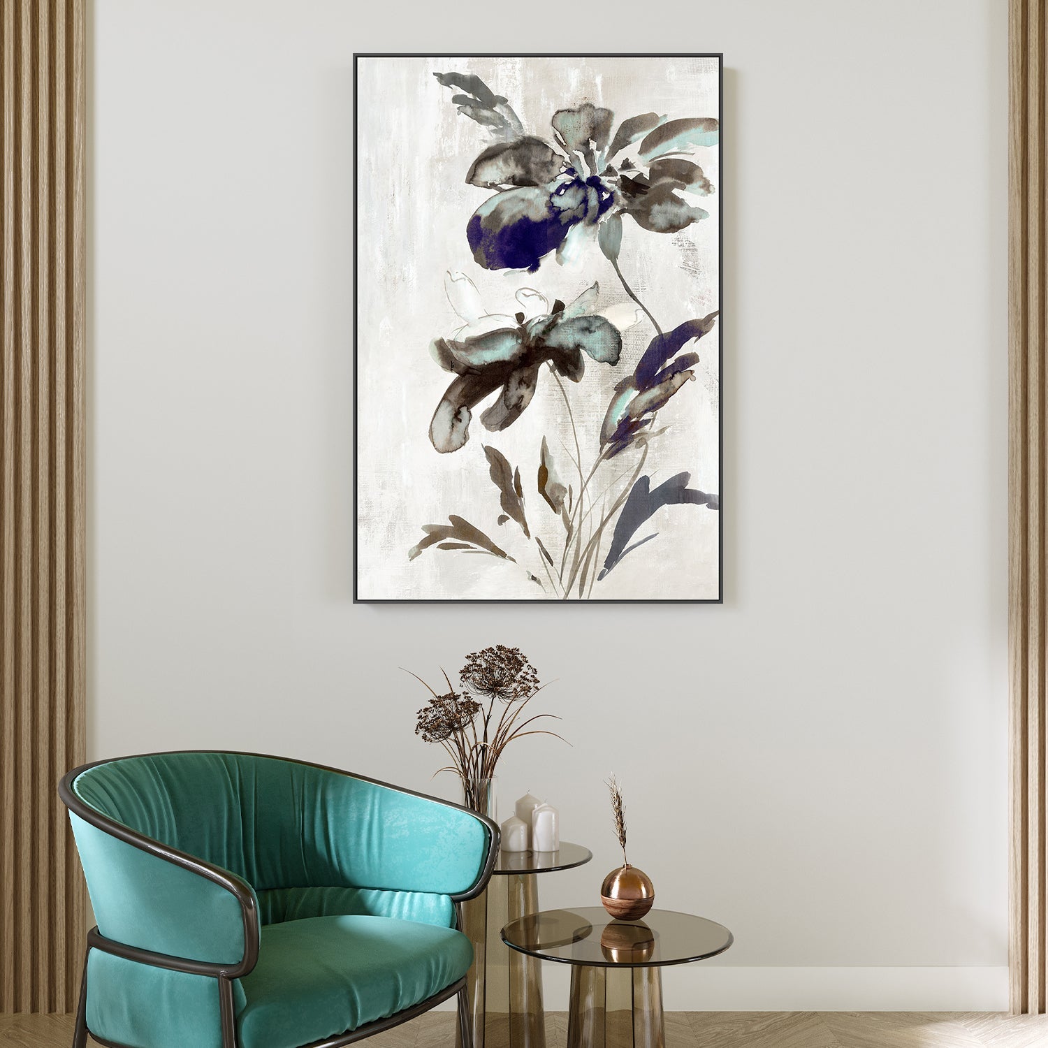 wall-art-print-canvas-poster-framed-Blue Daphne, Style B , By Eva Watts-7