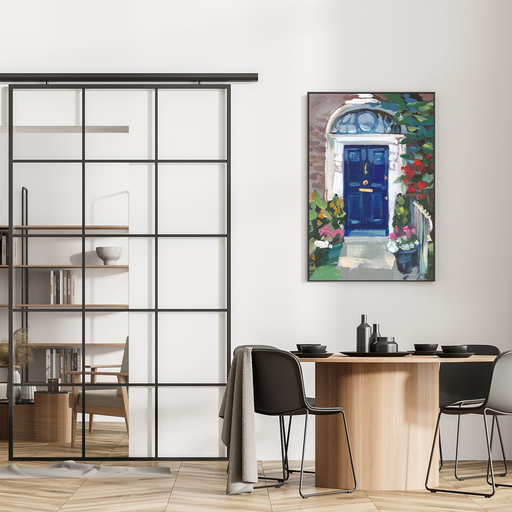 wall-art-print-canvas-poster-framed-Blue Door , By Jenny Westenhofer Art-7