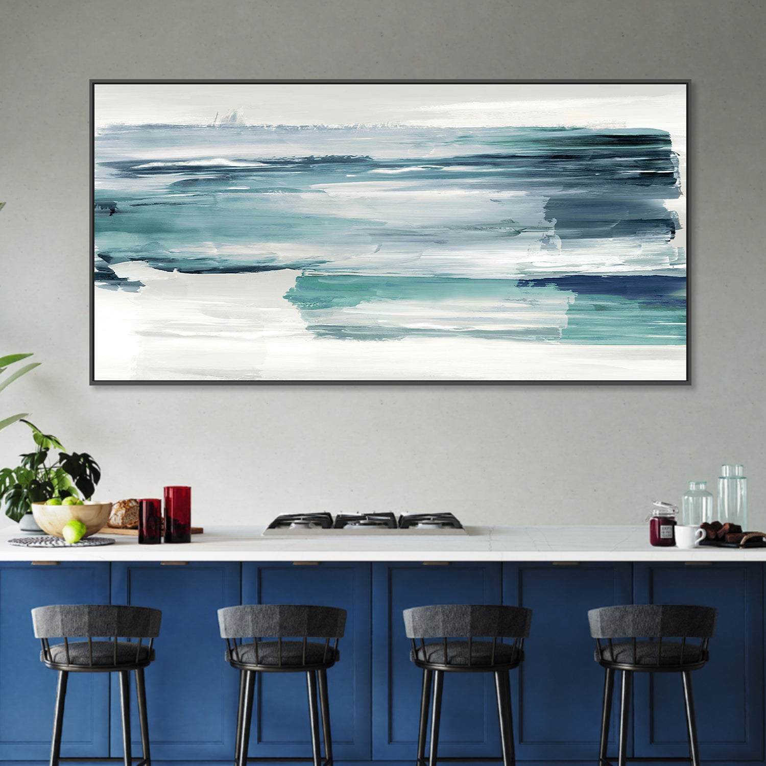 wall-art-print-canvas-poster-framed-Blue Echo-2