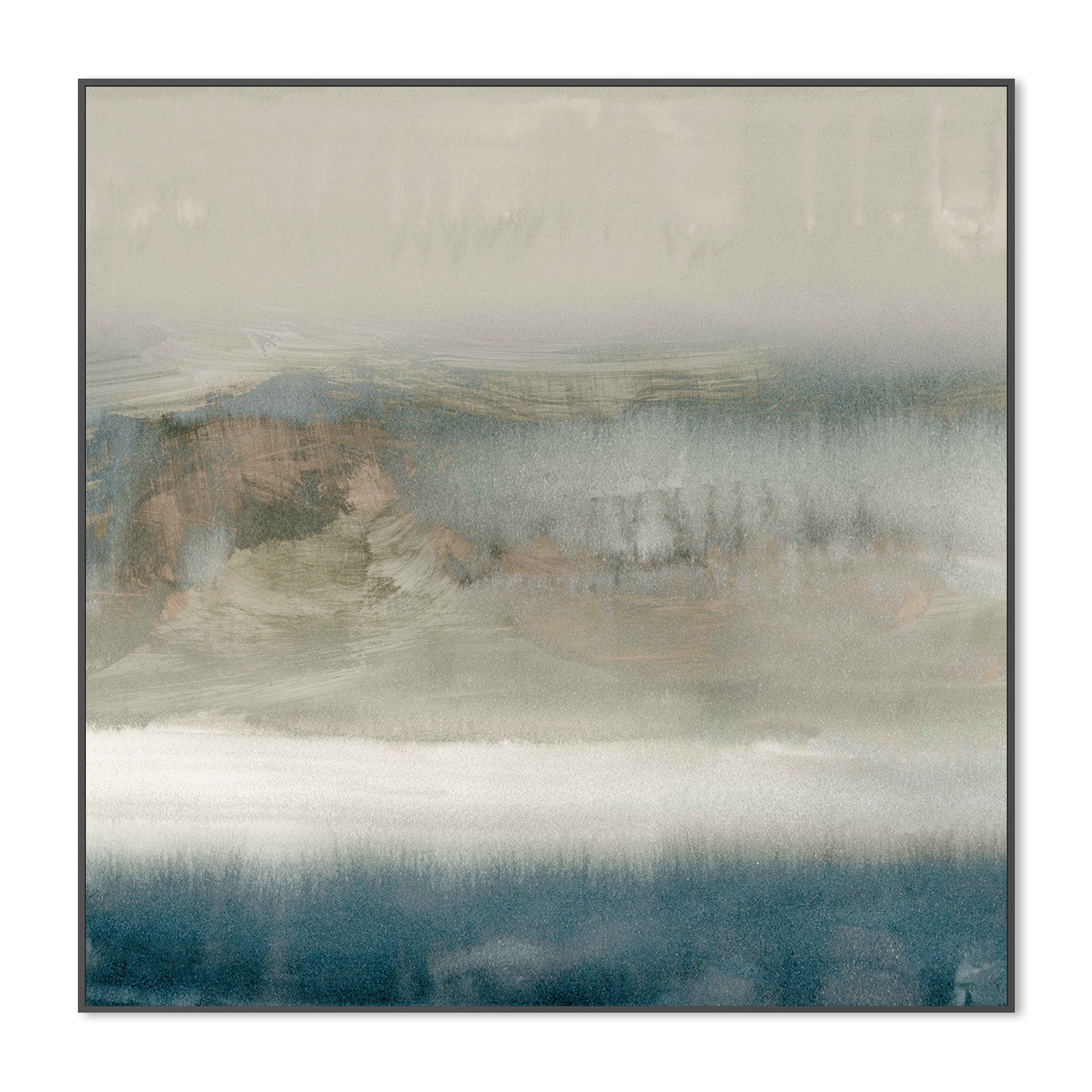 wall-art-print-canvas-poster-framed-Blue Fogline, Style A-3