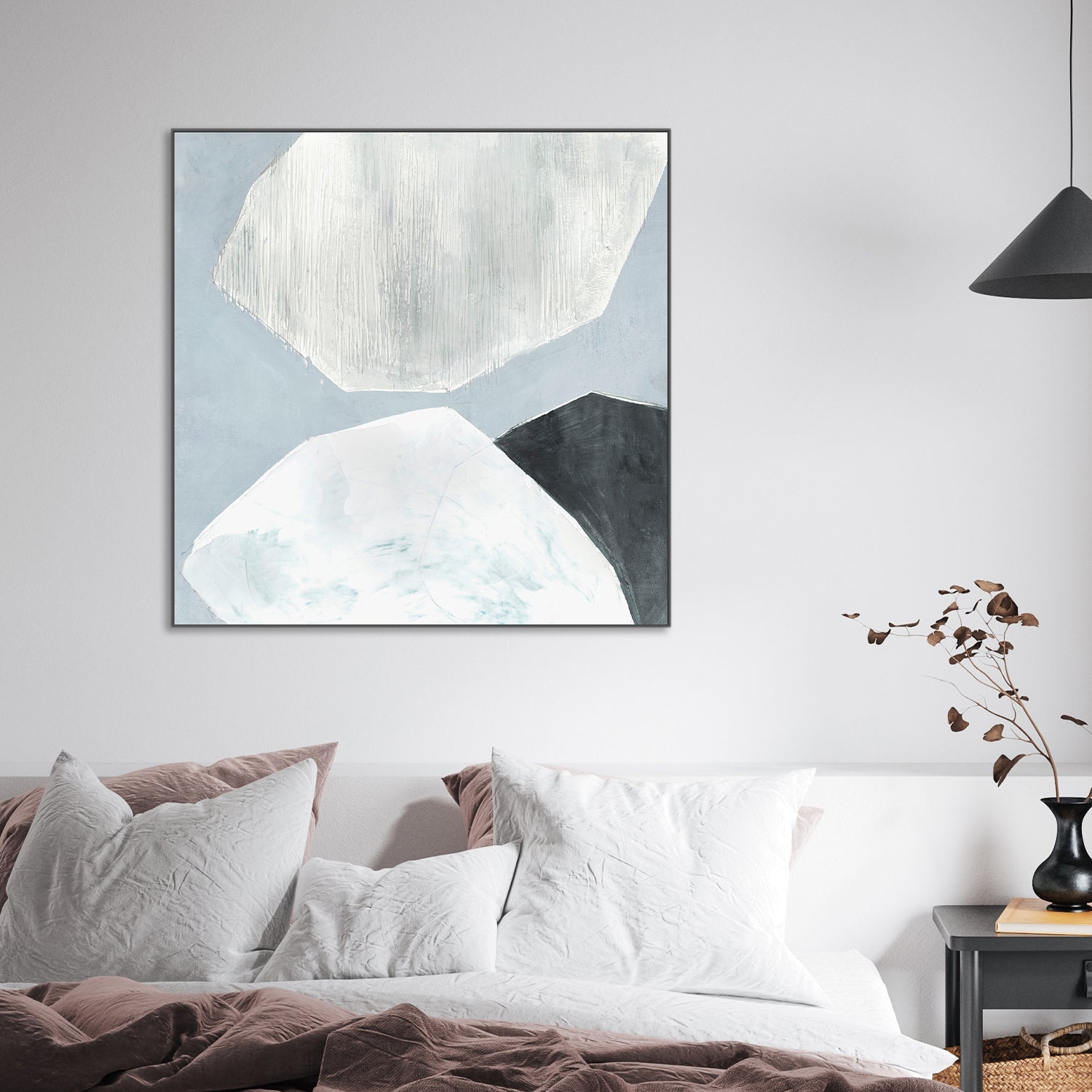 wall-art-print-canvas-poster-framed-Blue Foundtain, Style A-2