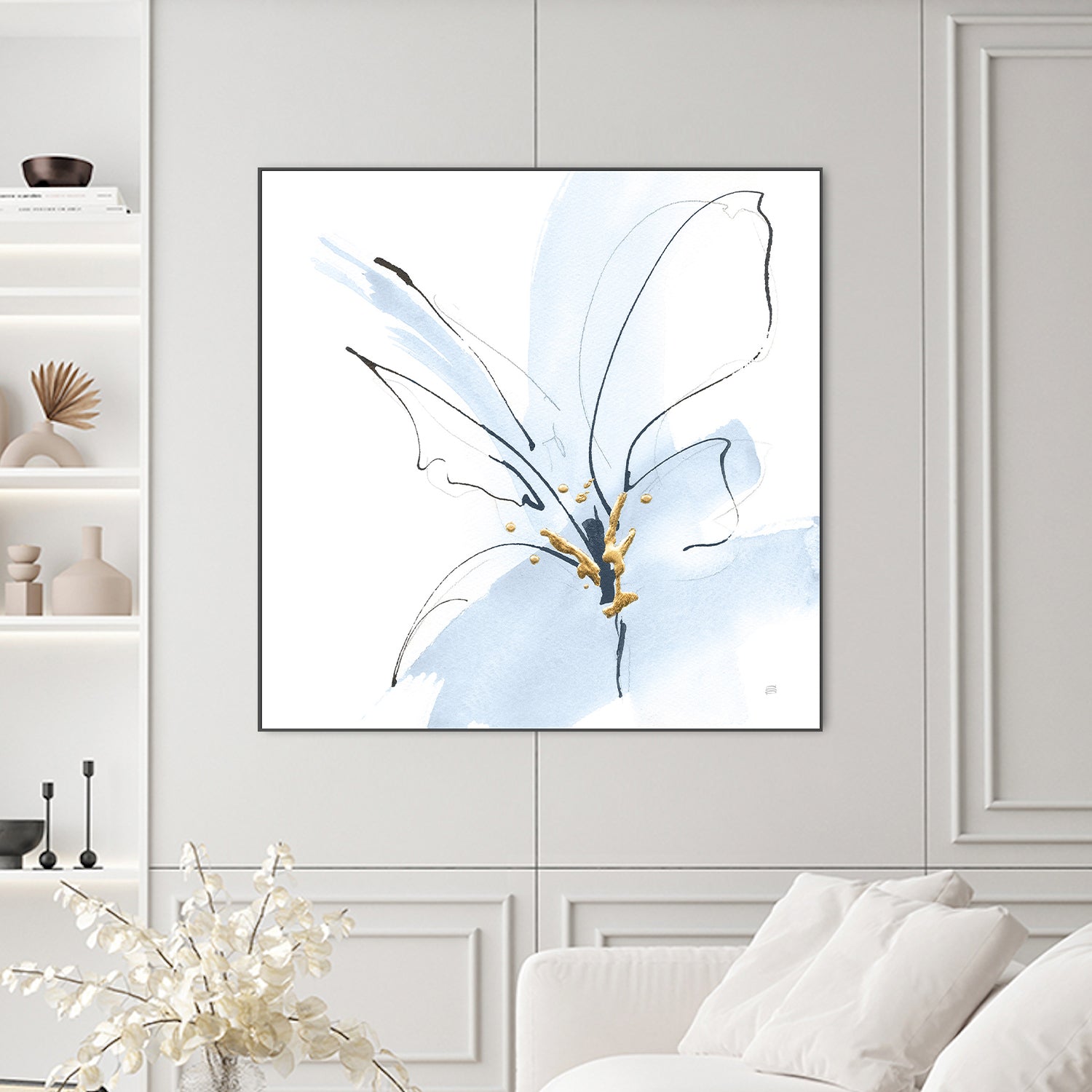 wall-art-print-canvas-poster-framed-Blue Gold, Style A , By Chris Paschke-2
