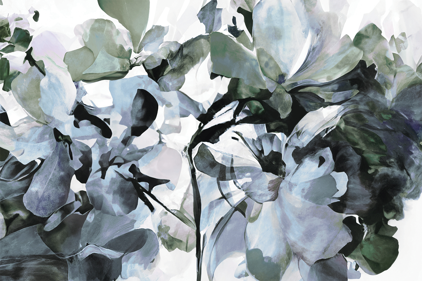 wall-art-print-canvas-poster-framed-Blue Heaven Hydrangea , By Dear Musketeer Studio-1