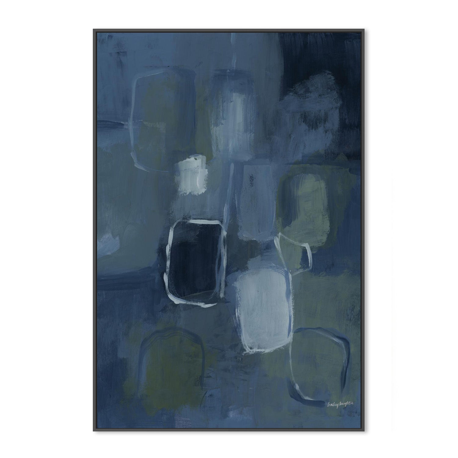 wall-art-print-canvas-poster-framed-Blue Jean Baby, Style B-3