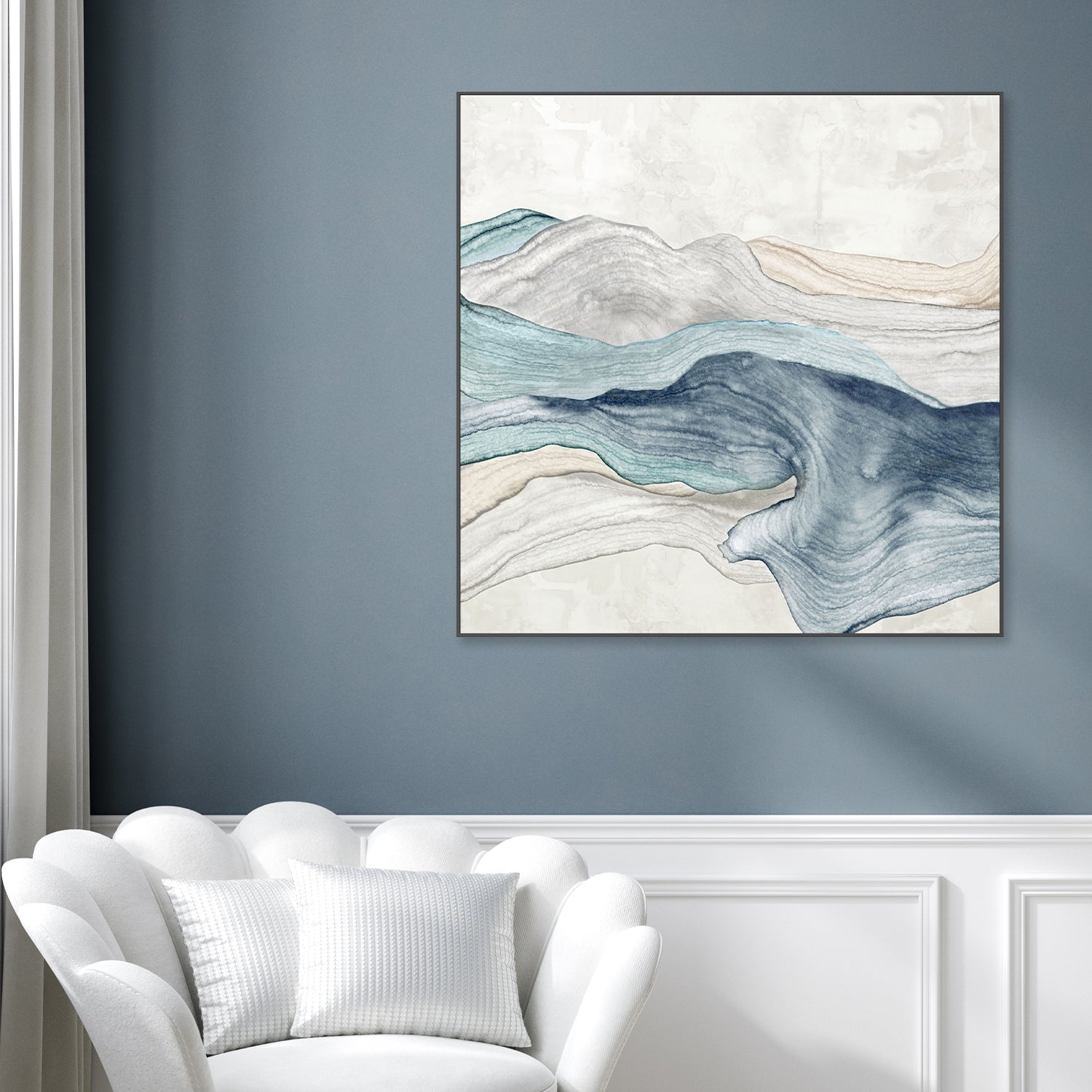 wall-art-print-canvas-poster-framed-Blue Mountain Flow-2