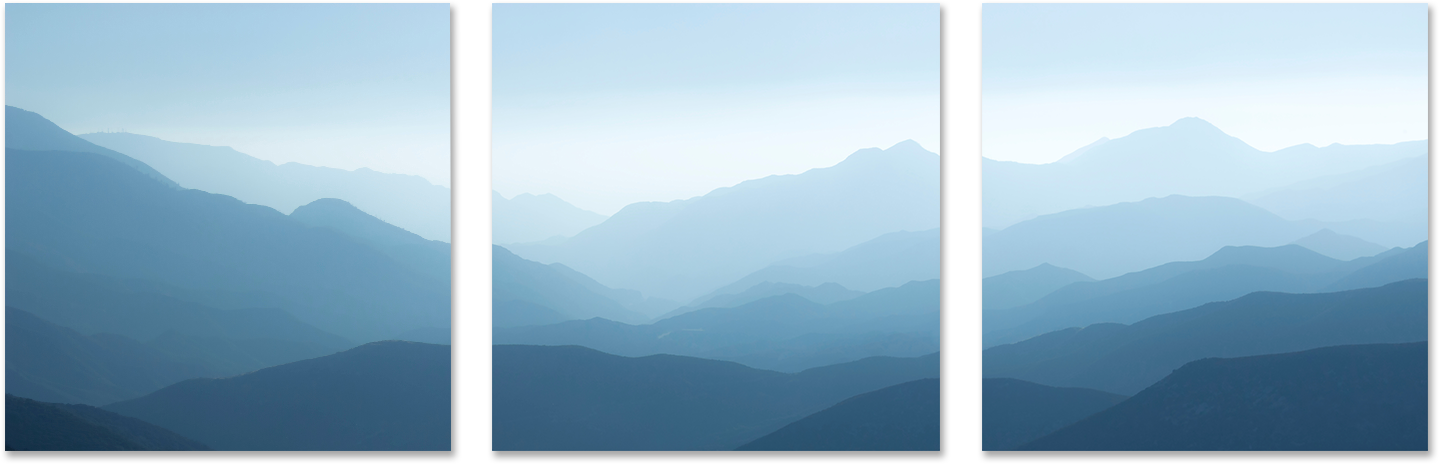wall-art-print-canvas-poster-framed-Blue Mountains, Style A B C, Set Of 3 , By Hope Bainbridge-1
