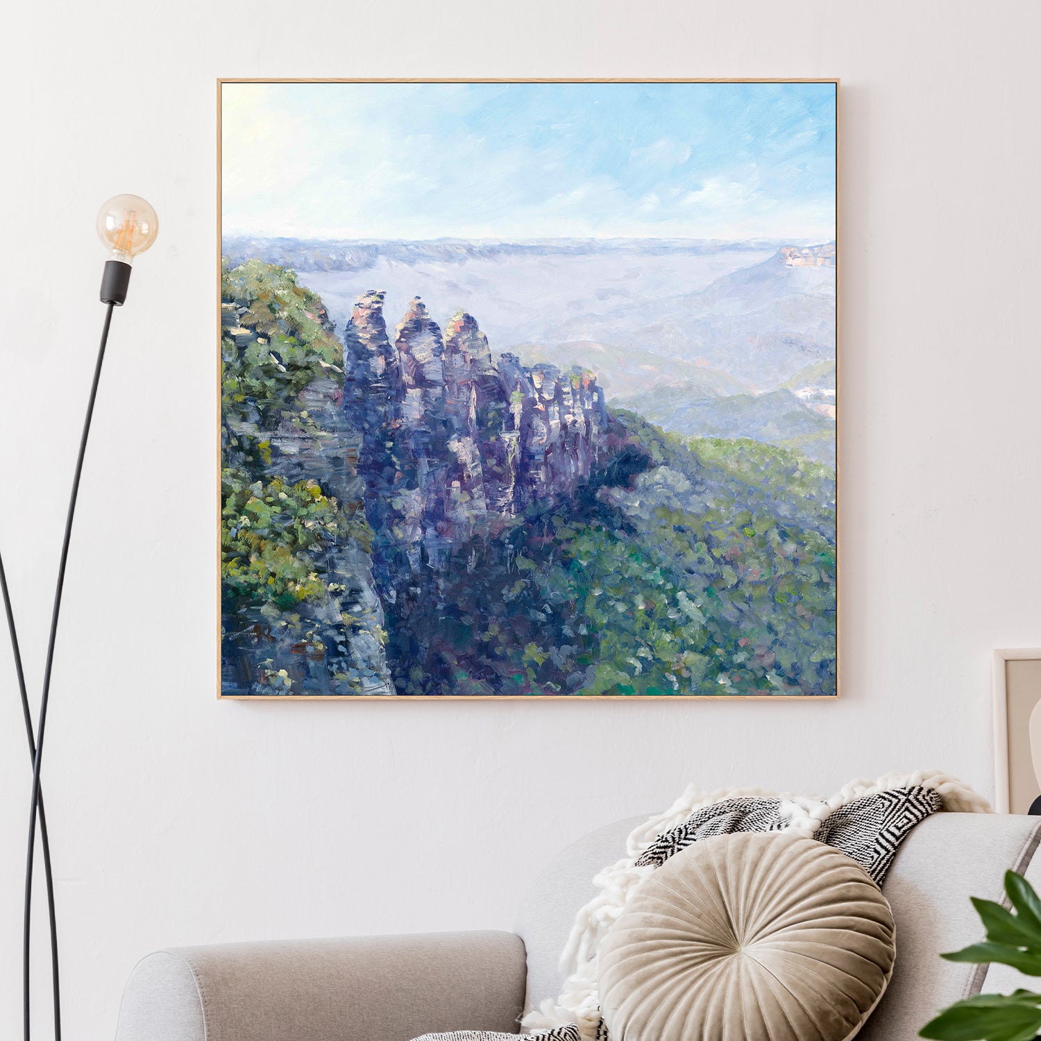 wall-art-print-canvas-poster-framed-Blue Mountains Three Sisters-2