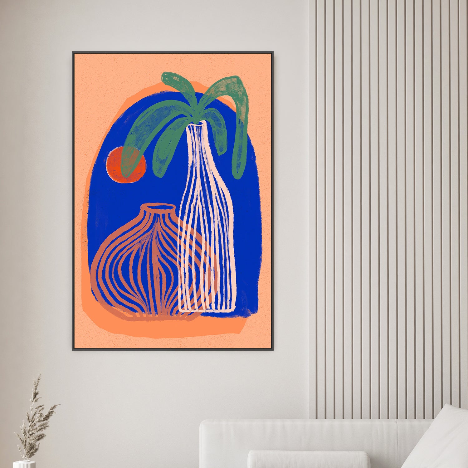 wall-art-print-canvas-poster-framed-Blue Oasis Vases-7