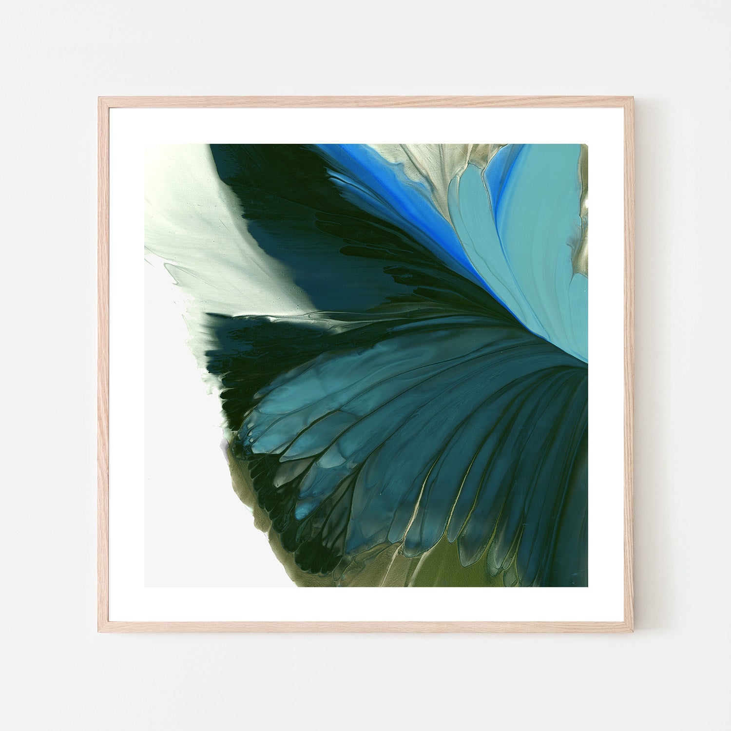 wall-art-print-canvas-poster-framed-Blue Wings Unfolding in Light-6