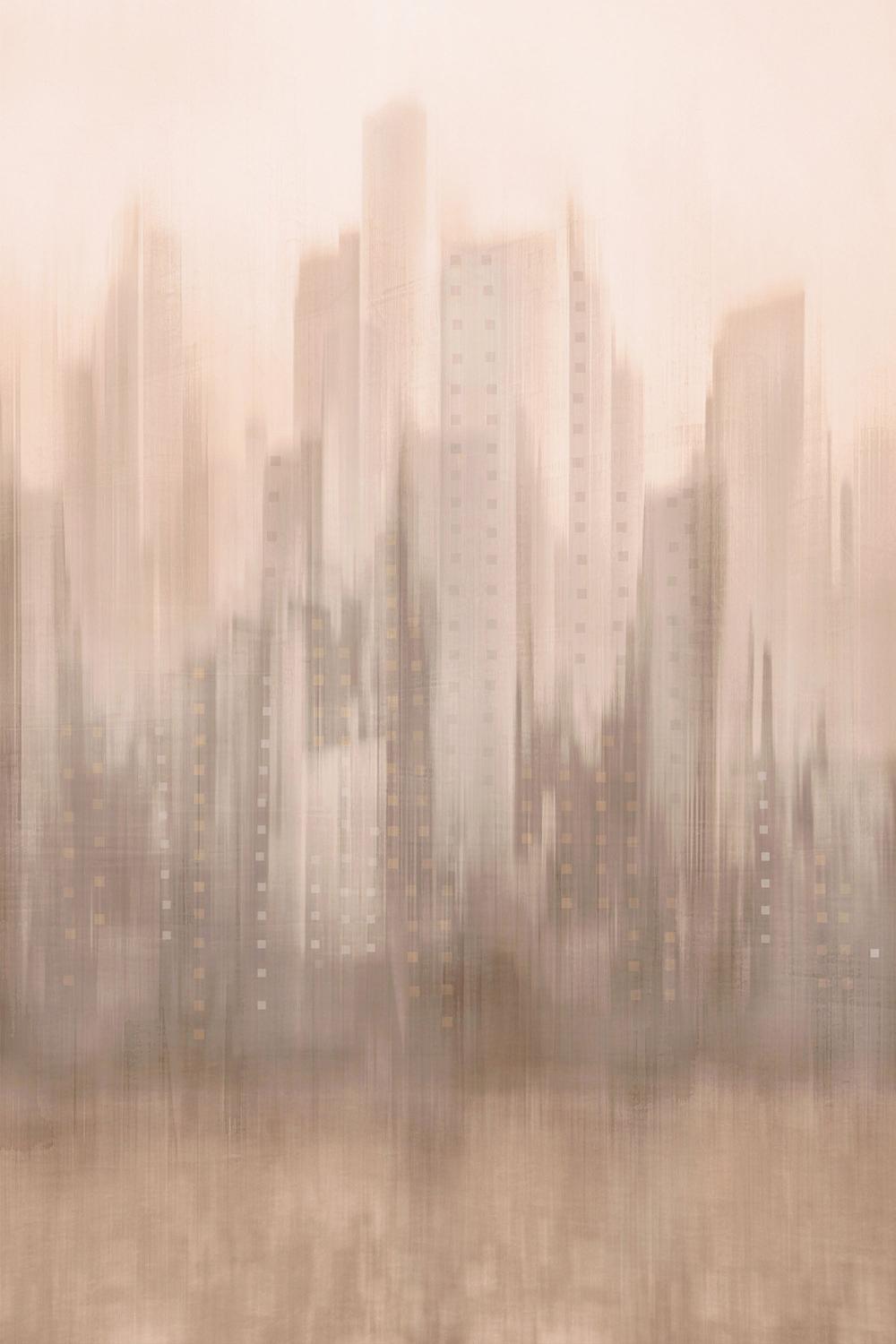 wall-art-print-canvas-poster-framed-Blurred Cityscape Dream-1
