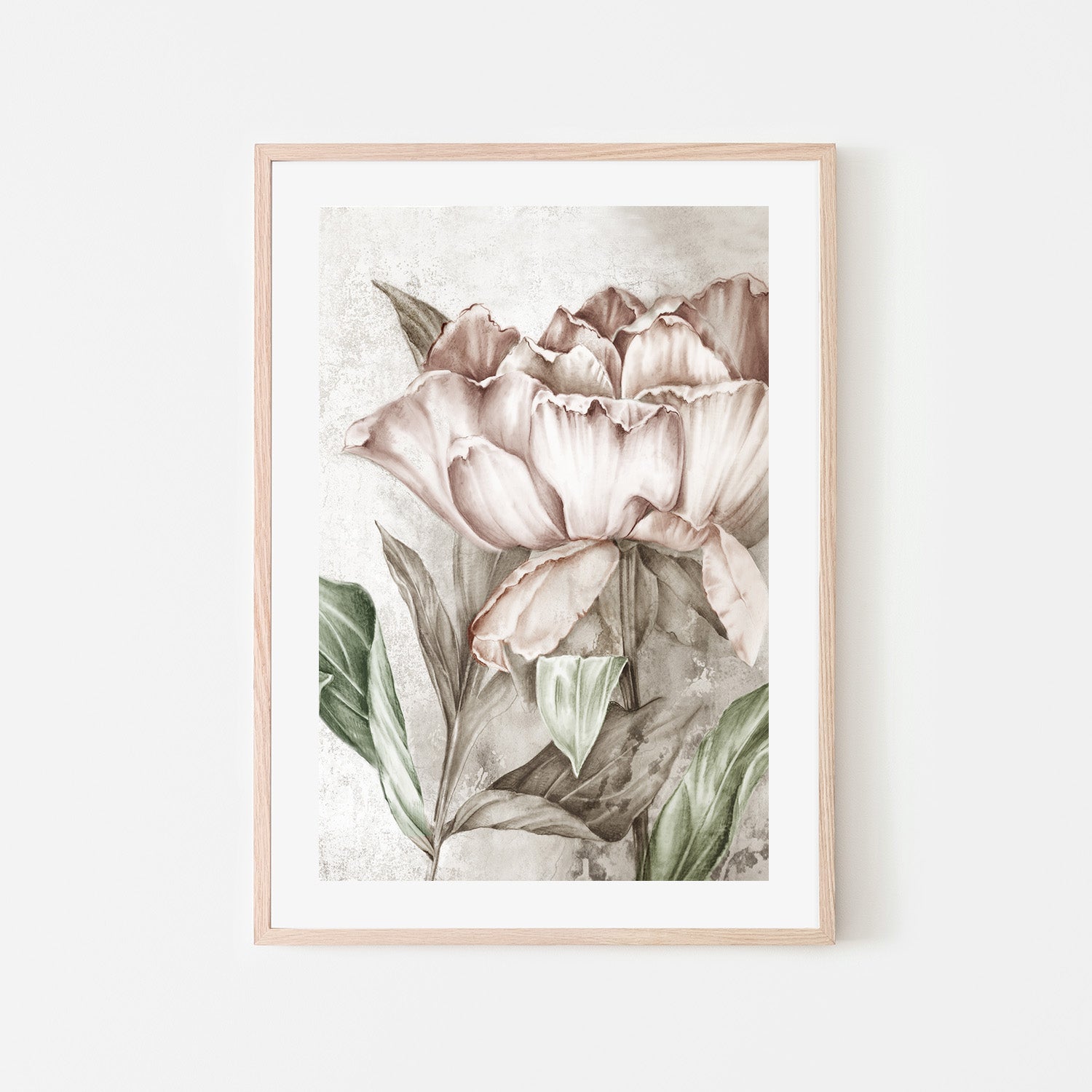 wall-art-print-canvas-poster-framed-Blush Botanical , By Eva Watts-6