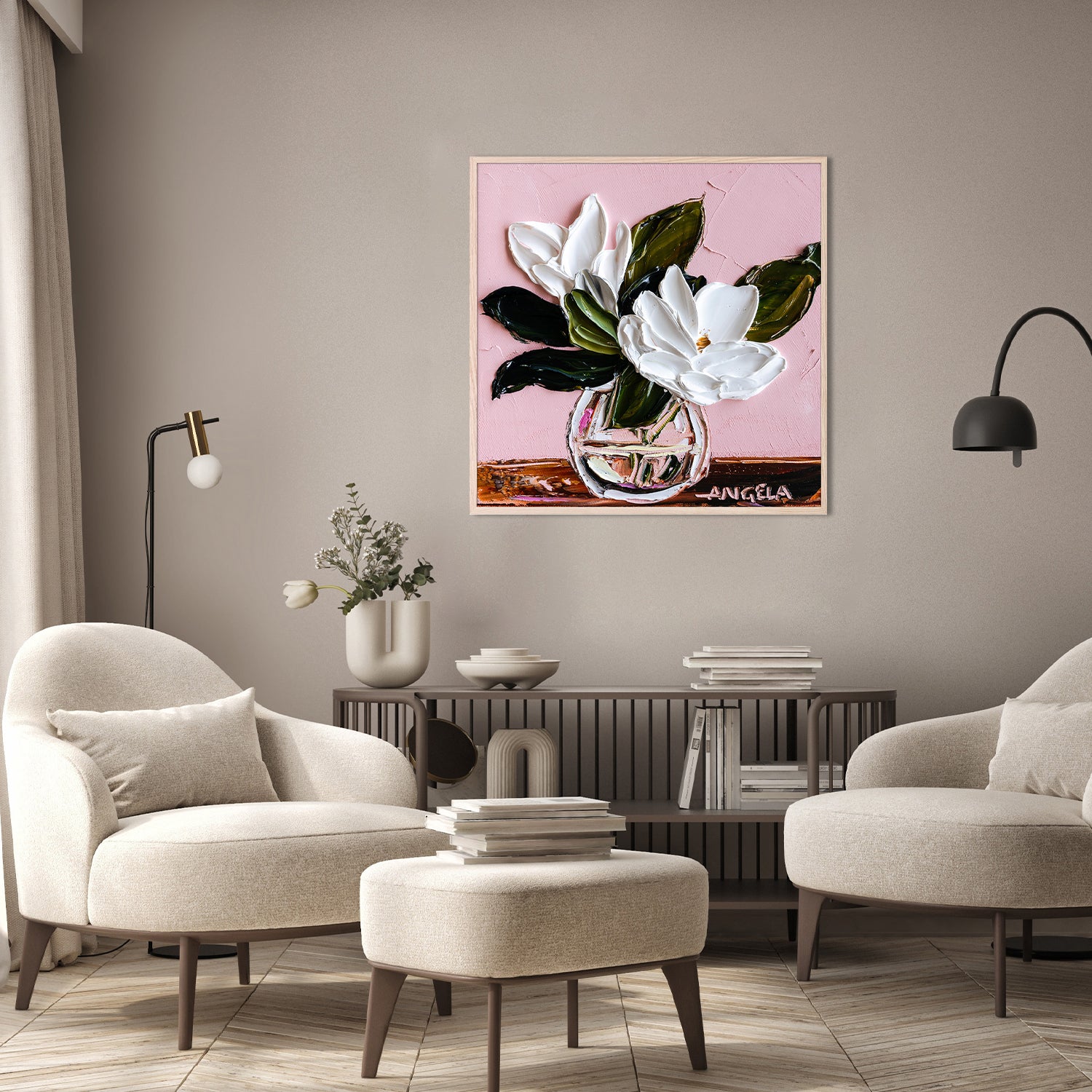 wall-art-print-canvas-poster-framed-Blushing Magnolia-8