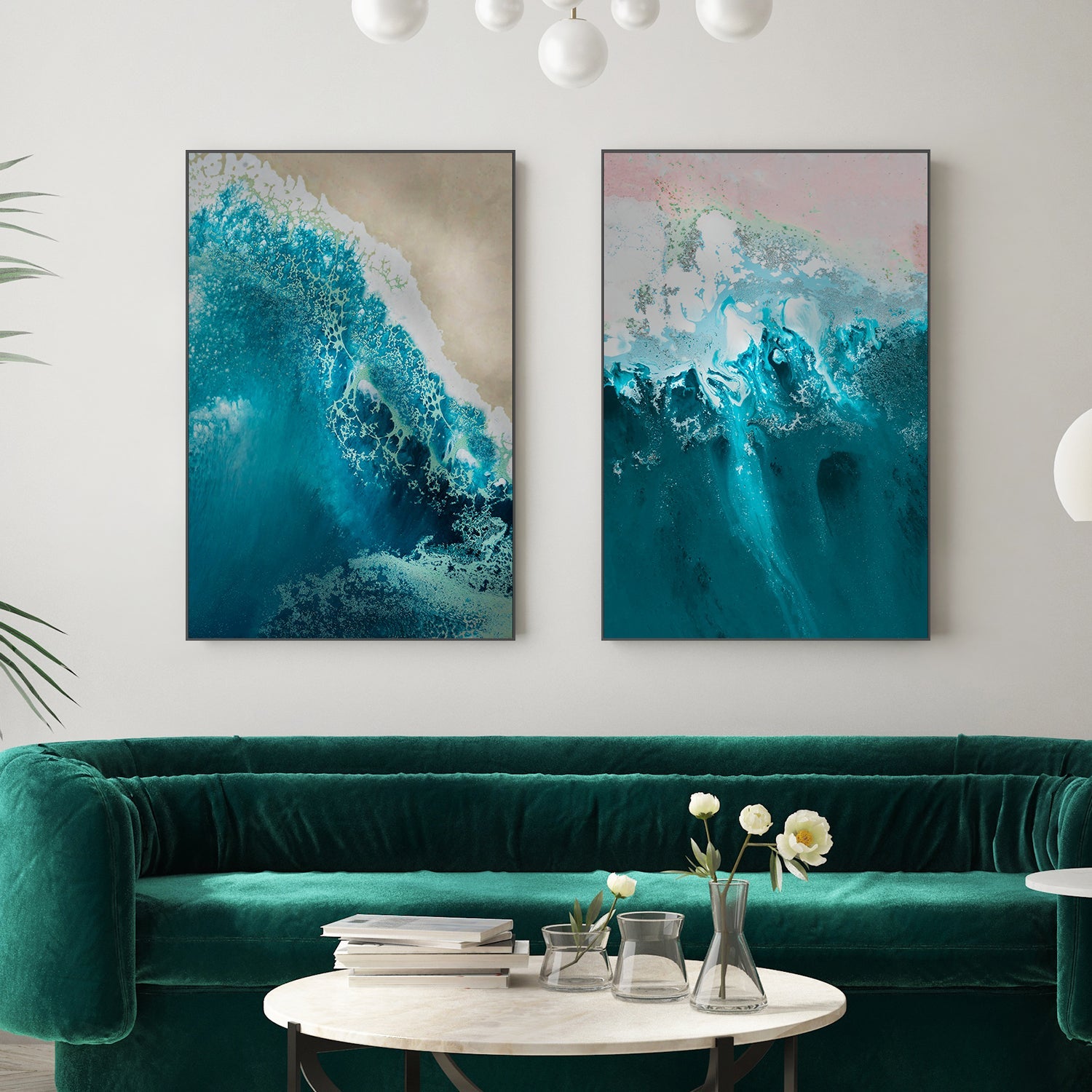 wall-art-print-canvas-poster-framed-Bondi Beach, Style A & B , By Petra Meikle-2